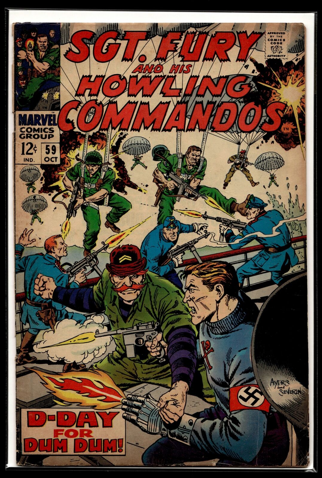 1968 Sgt. Fury and His Howling Commandos #59 Marvel Comic