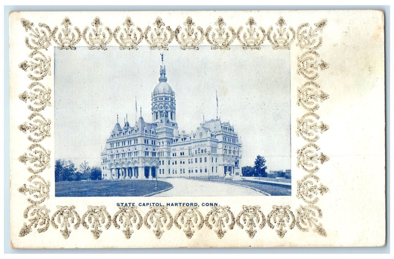 c1905's State Capitol Exterior Hartford Connecticut CT Unposted Vintage Postcard