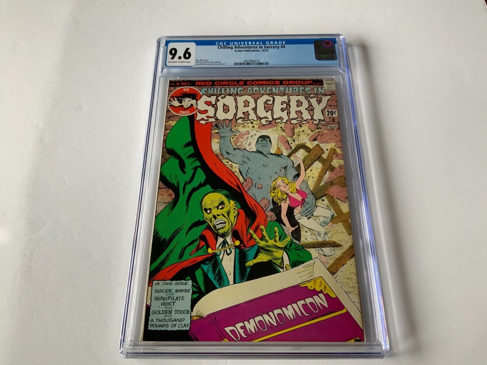 CHILLING ADVENTURES IN SORCERY 4 CGC 9.6 HORROR GRAY MORROW ARCHIE COMIC 1973
