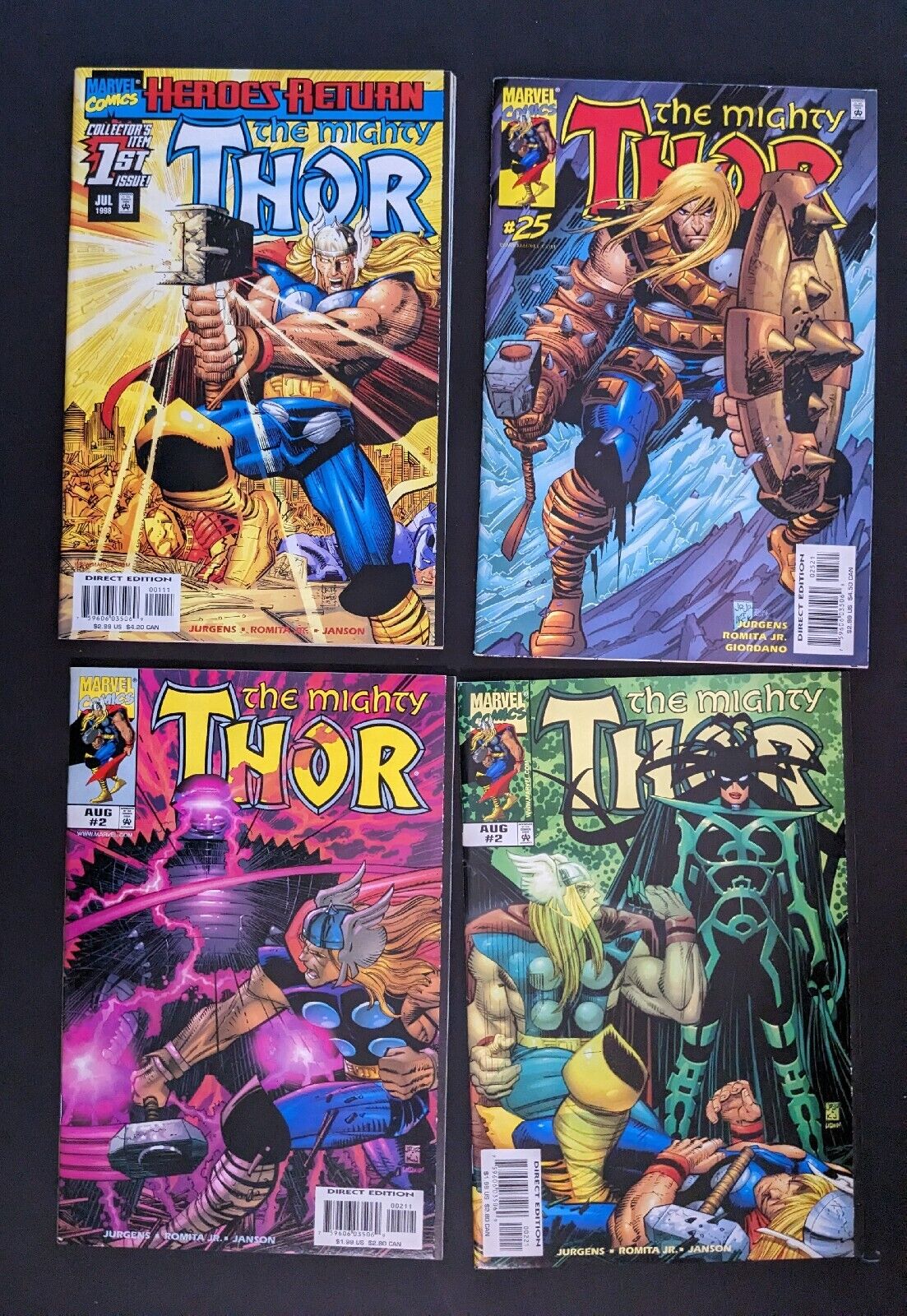 The Mighty Thor Book Lot - Vol. 2 - Incomplete Set - Marvel Comics 