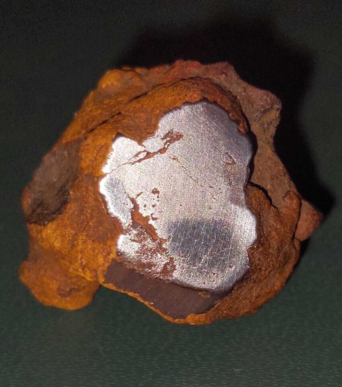 15.8g Iron Meteorite Windowed [Iridium Cobalt Nickel]:Ancient Fall::New Find: