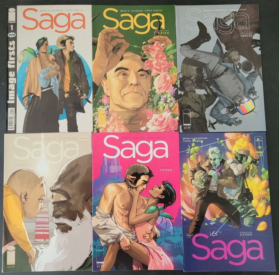 SAGA Set of 13 Issues (2013) IMAGE BRIAN K VAUGHAN FIONA STAPLES RECALLED #12