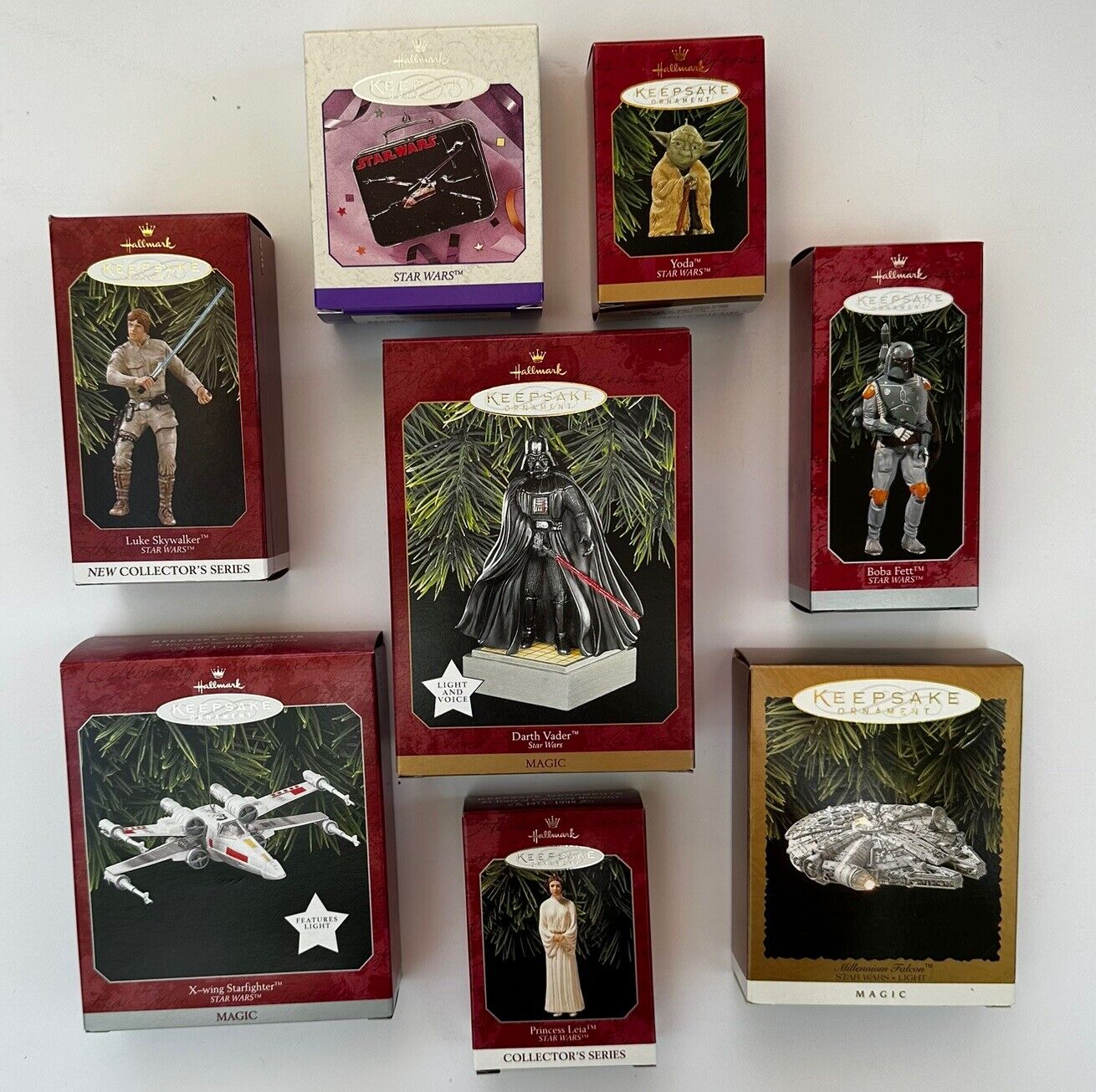 Star Wars Hallmark Keepsake Christmas Ornament Lot