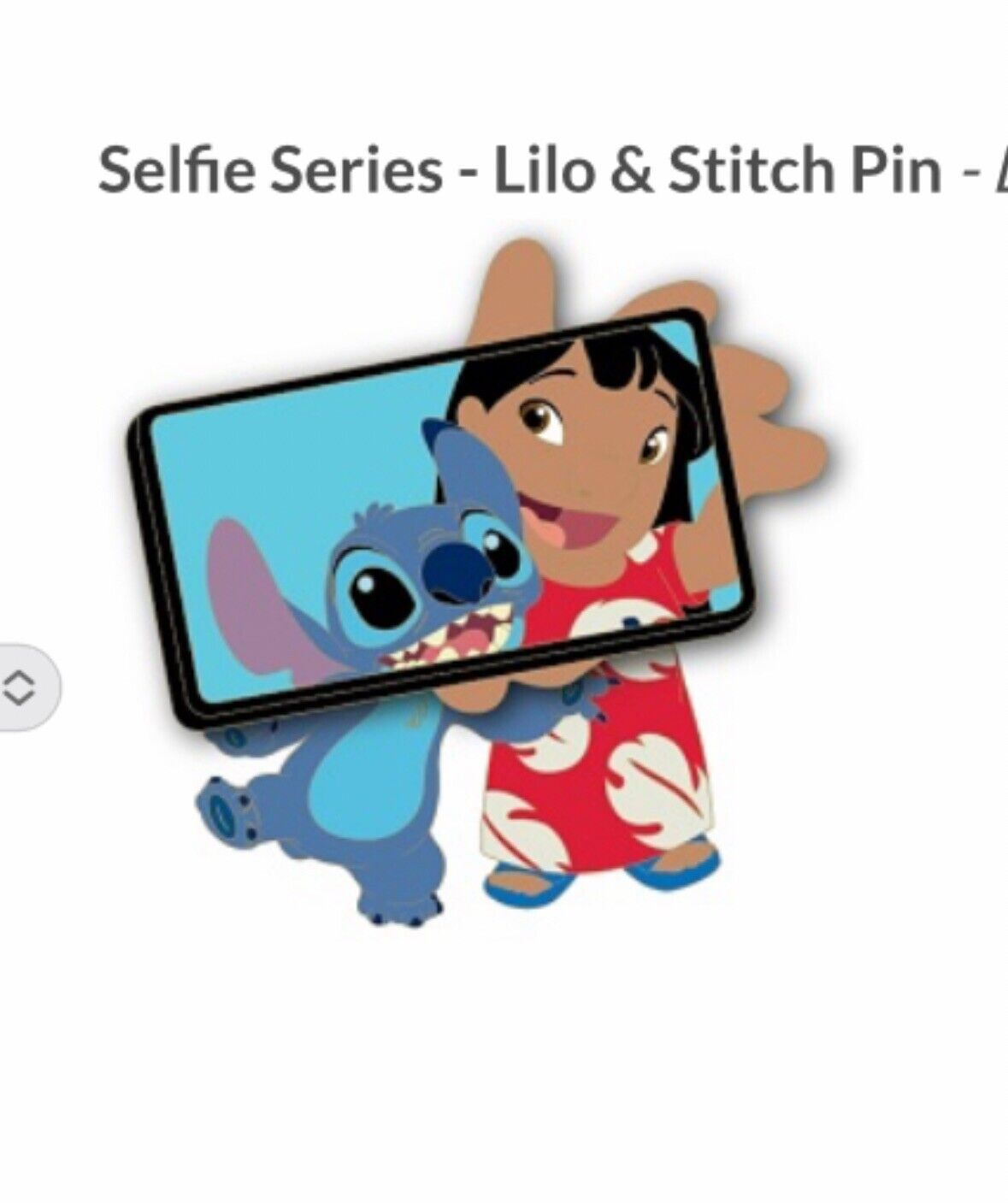 DSSH DSF Lilo & Stitch Selfie Series Pin LE 400 PREORDER Confirmed