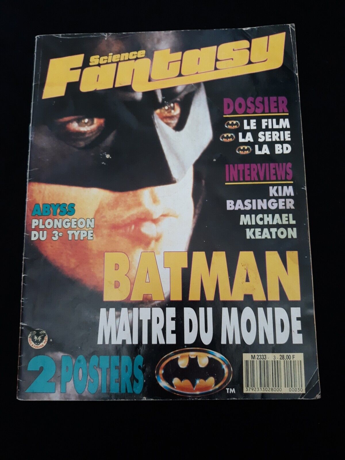 Science Fantasy Magazine #3 French Language. Reader Copy 1989 Low Grade. RARE