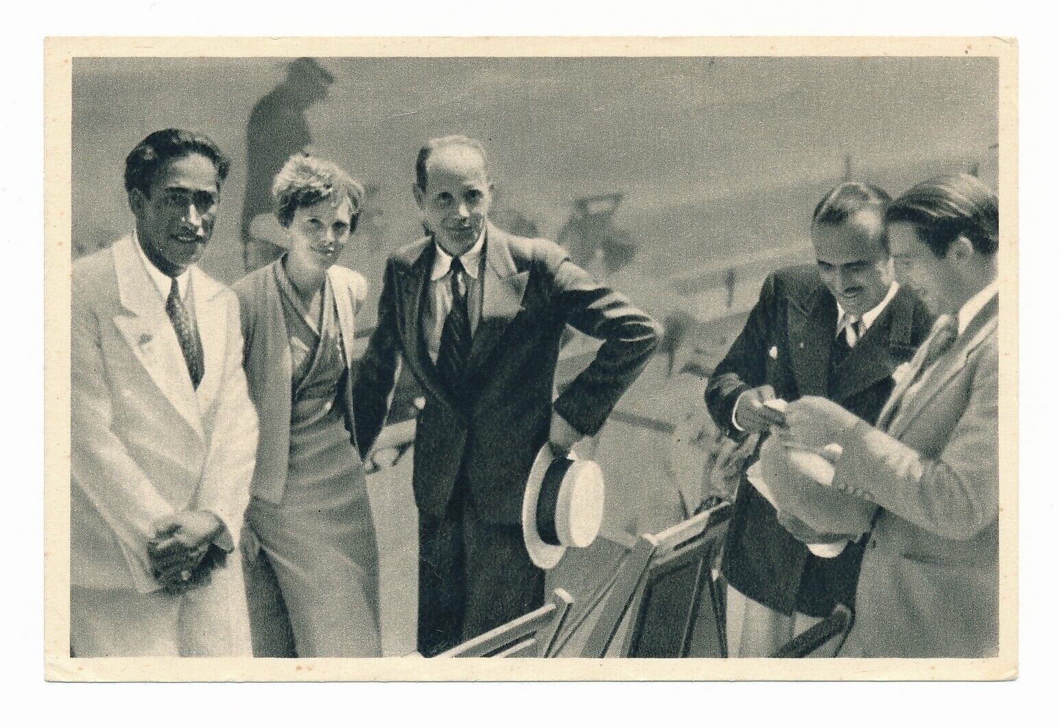 1932 Amelia Earhart, Duke Kahanamoku, Paavo Nurmi TRADING CARD Reemstma Olympics