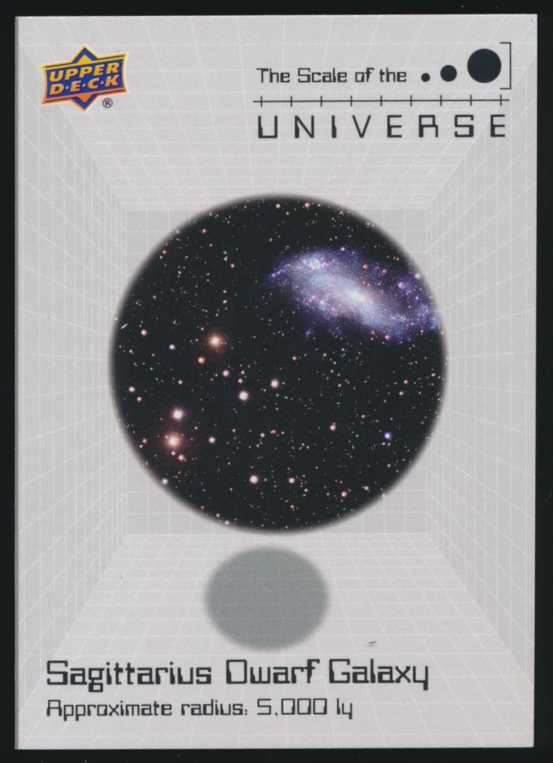 2023 Upper Deck Cosmic Scale of the Universe #SU-41 Sagittarius Dwarf Galaxy