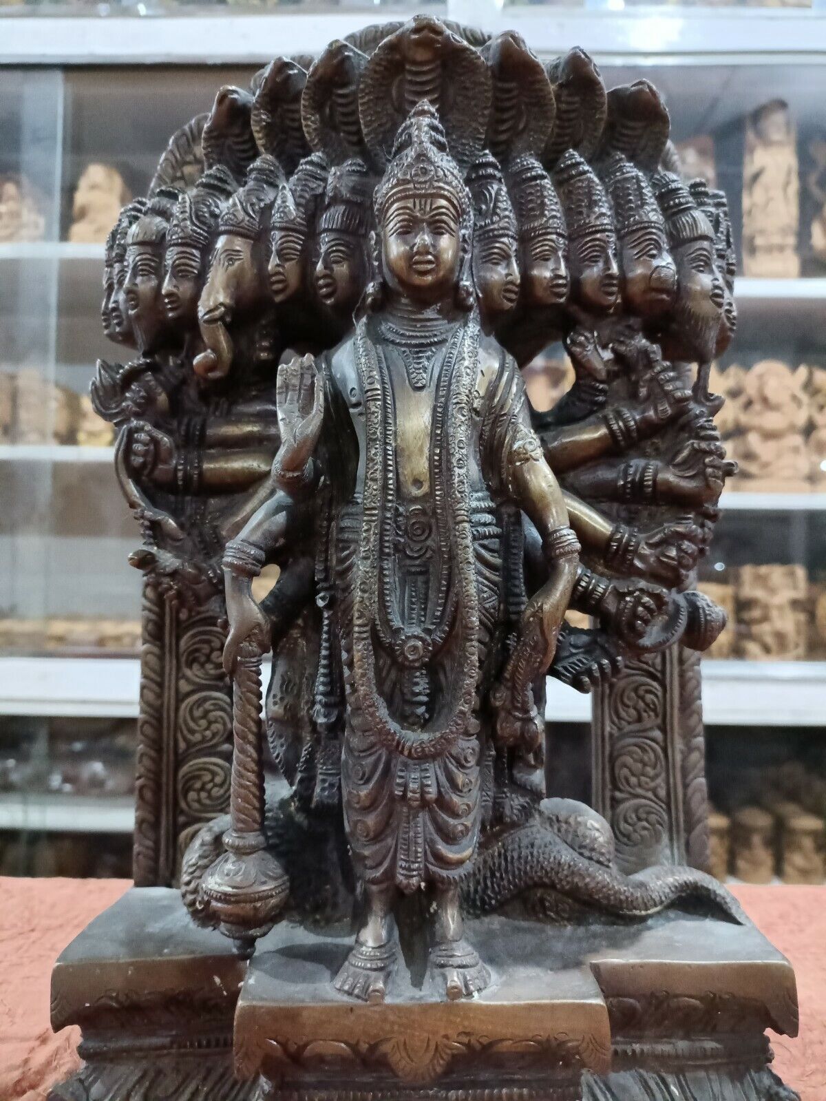 Narayana Idol Figurine | Lord Vishnu Statue Handmade Showpiece Decorative Gift