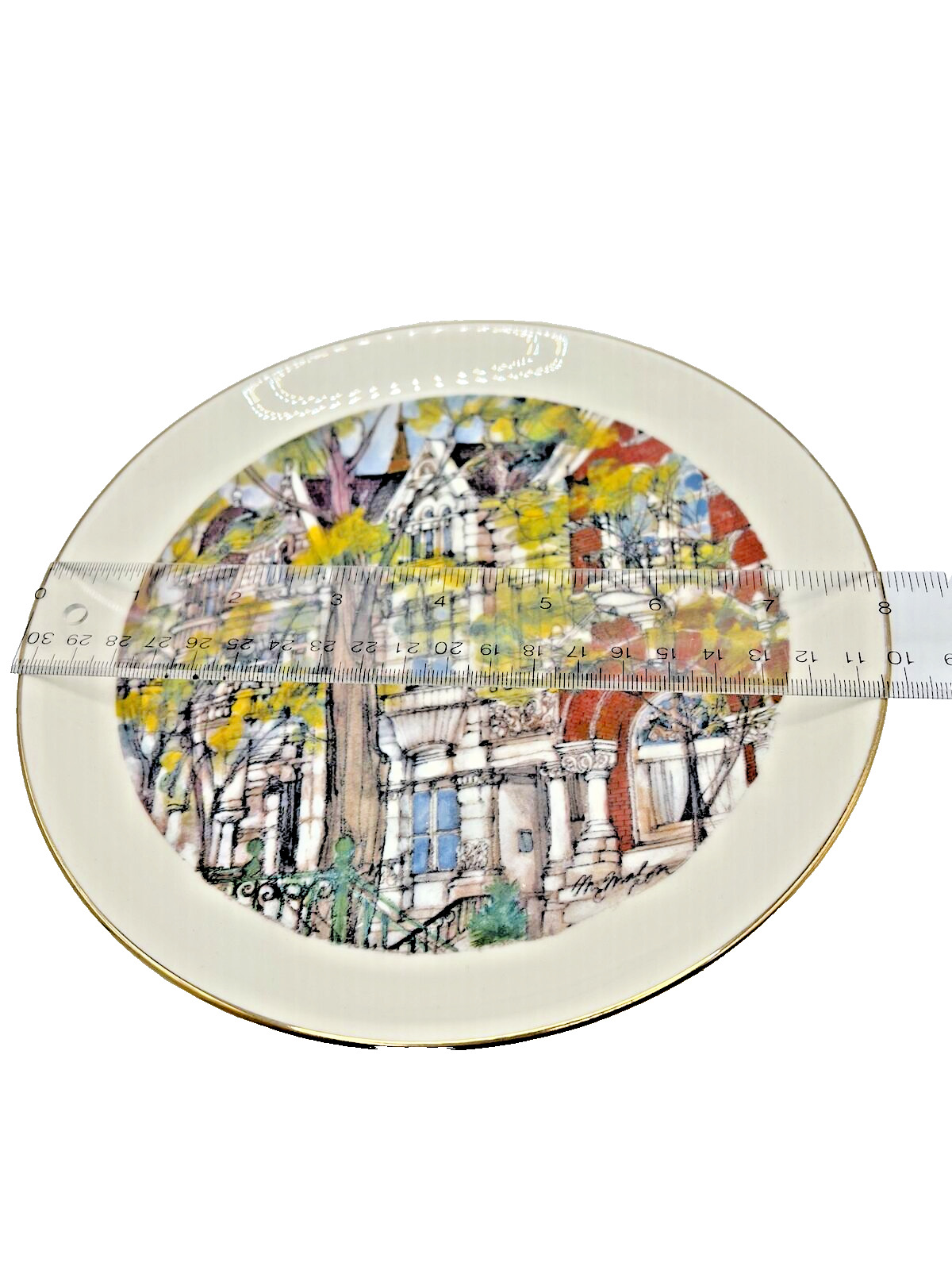 Franklin McMahon Plate Chicago’s Neighborhoods Collector Dish 1980 Made in USA