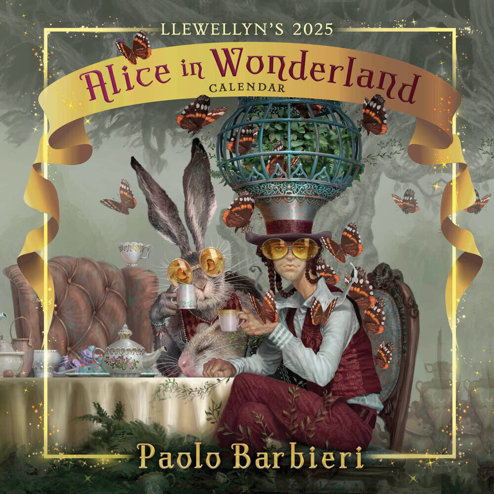 Llewellyn's 2025 Alice In Wonderland Wall Calendar