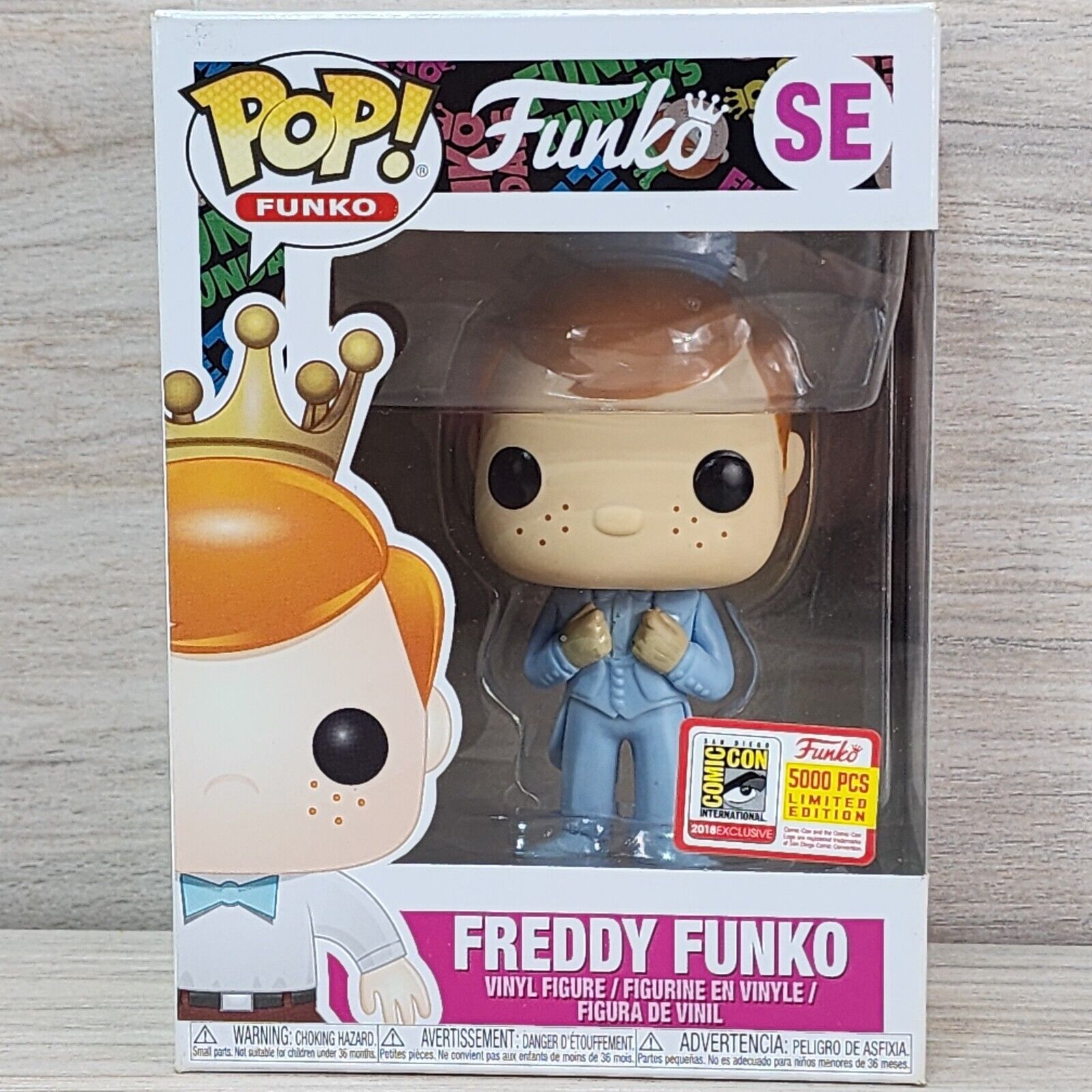 Funko Pop Freddy Funko (in Blue Tuxedo)(DUMB & DUMBER) FUNDAYS 2018 EXC LE 5000