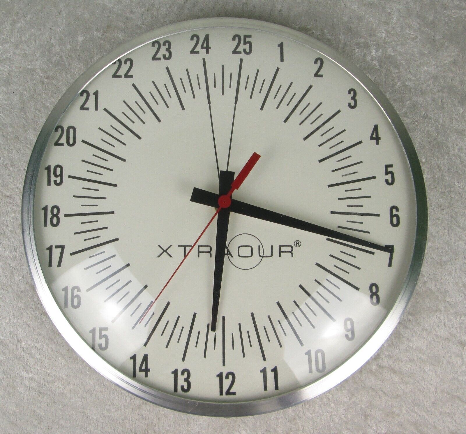 Circadian Clock Co. 25 Hour Xtraour Clock 1990 Analog Battery Morton Rachofsky