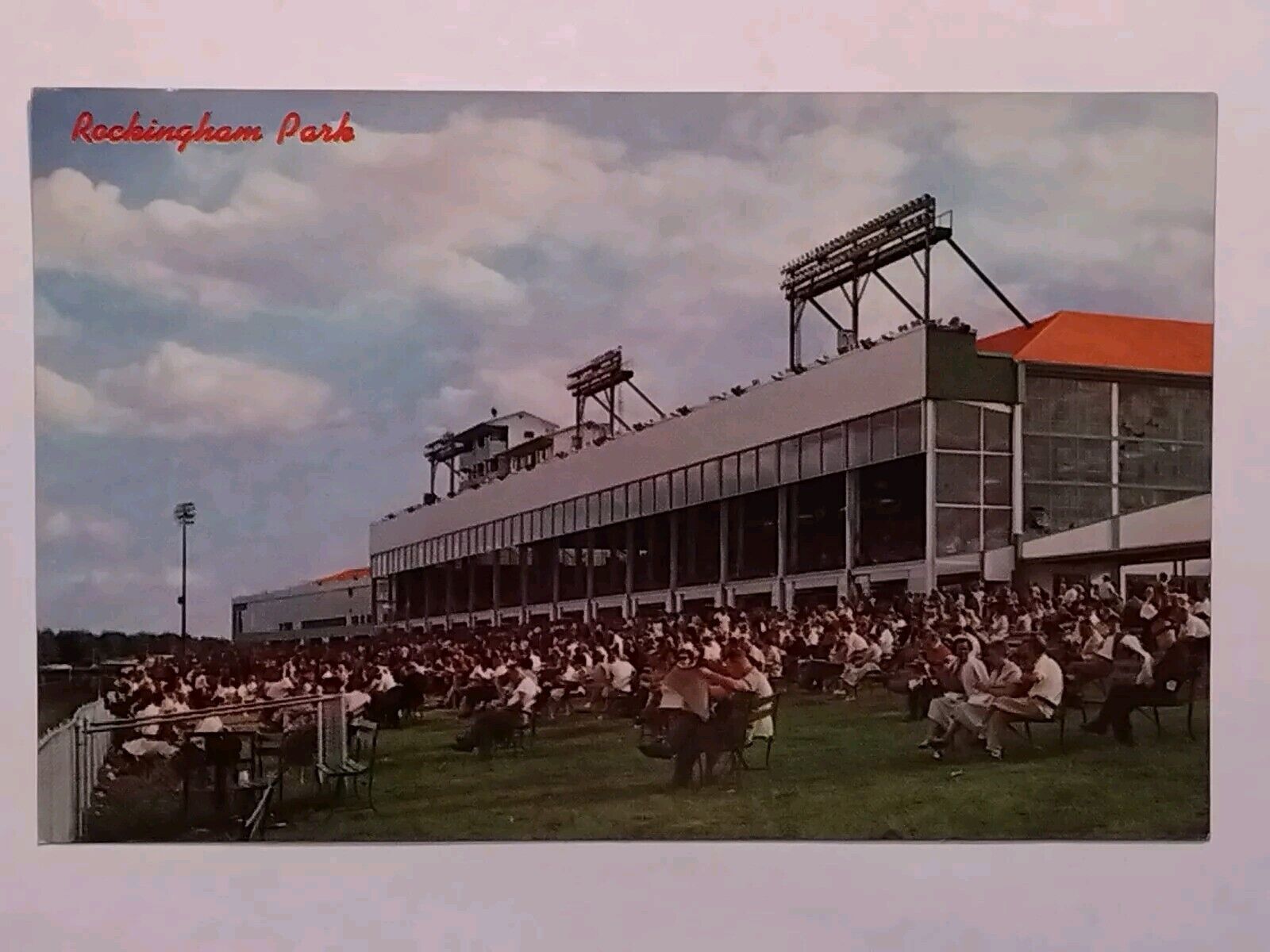 Grandstand And Club House Rockingham Park Salem Posted 1967 Postcard