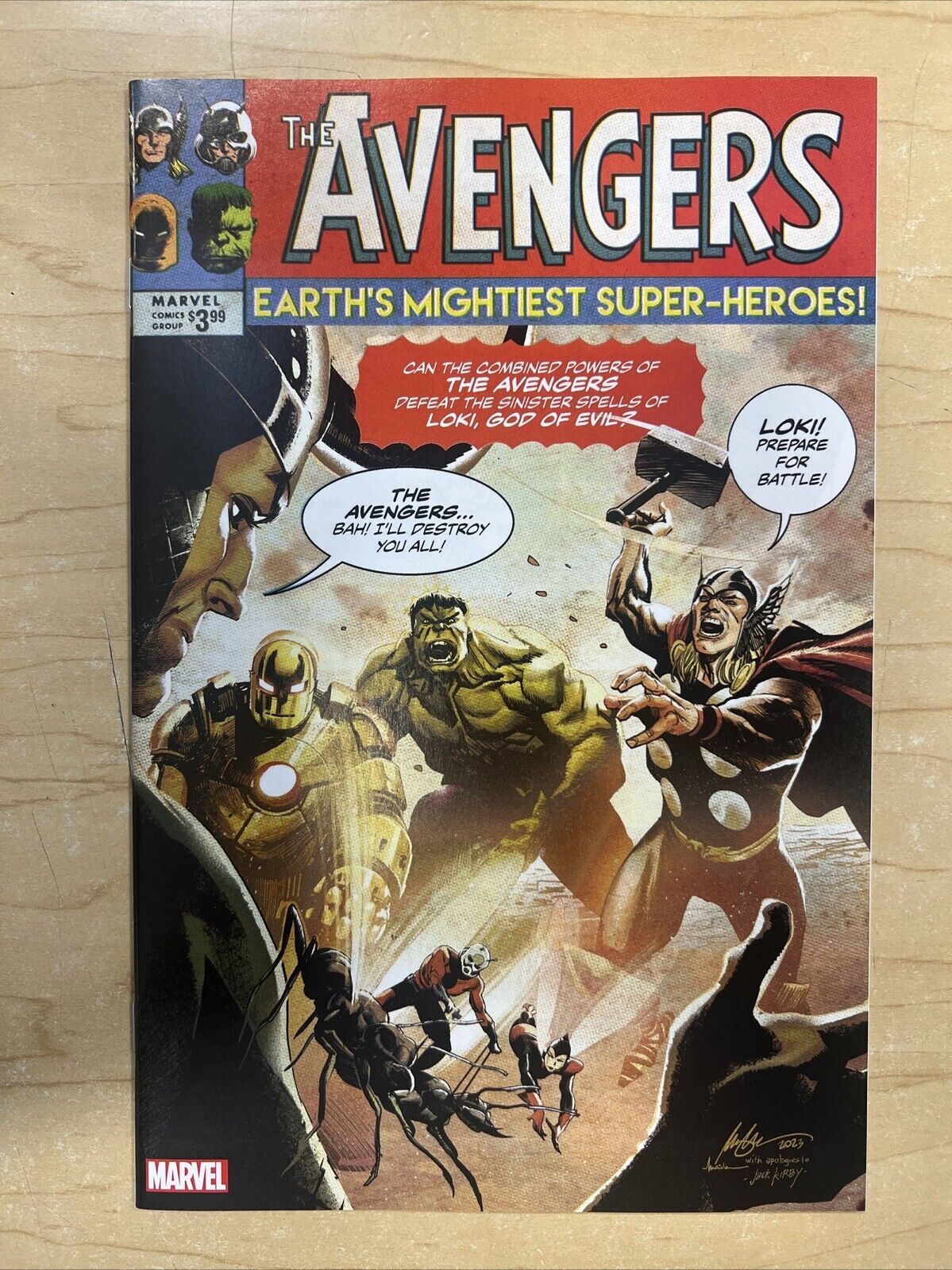 Avengers #1 Facsimile Galaxy Con Exclusive Albuquerque Variant Marvel 2023