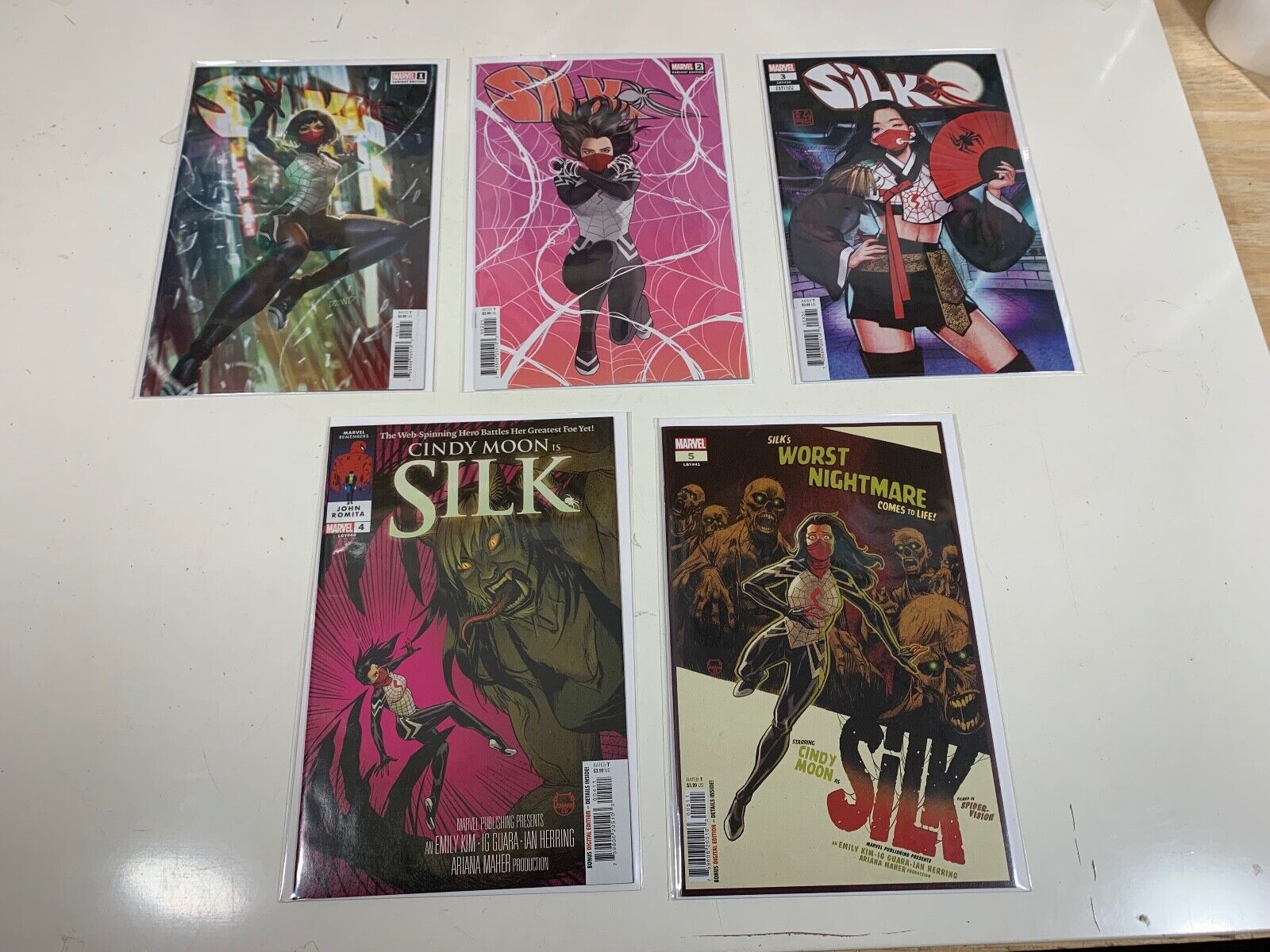 Silk ~ Vol. 5 (2023) Issues #1-5 Complete Run ~ Marvel Comics NM+