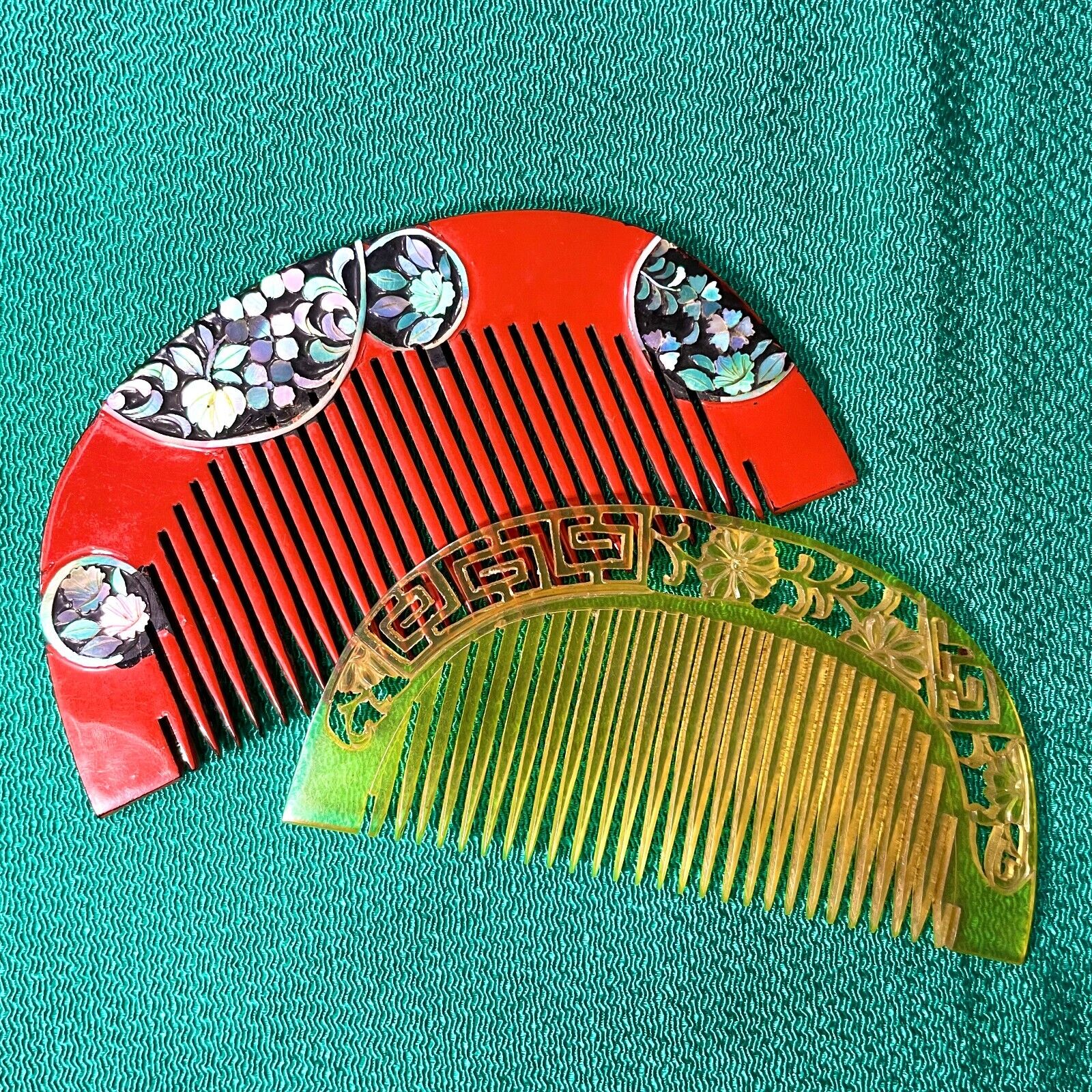 [Vintage]Hair Comb kushi Kanzashi Japanese Kimono accessories RADEN Ornament