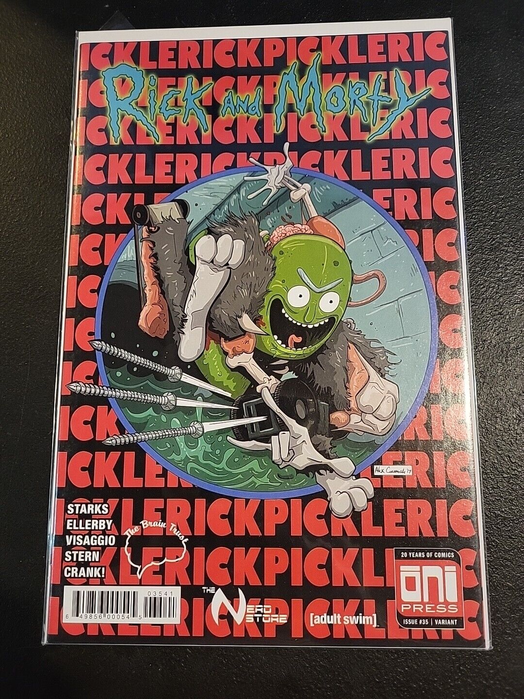 ONI Rick and Morty #35 Brain Trust Pickle Variant Spider-Man #300 Homage High Gr