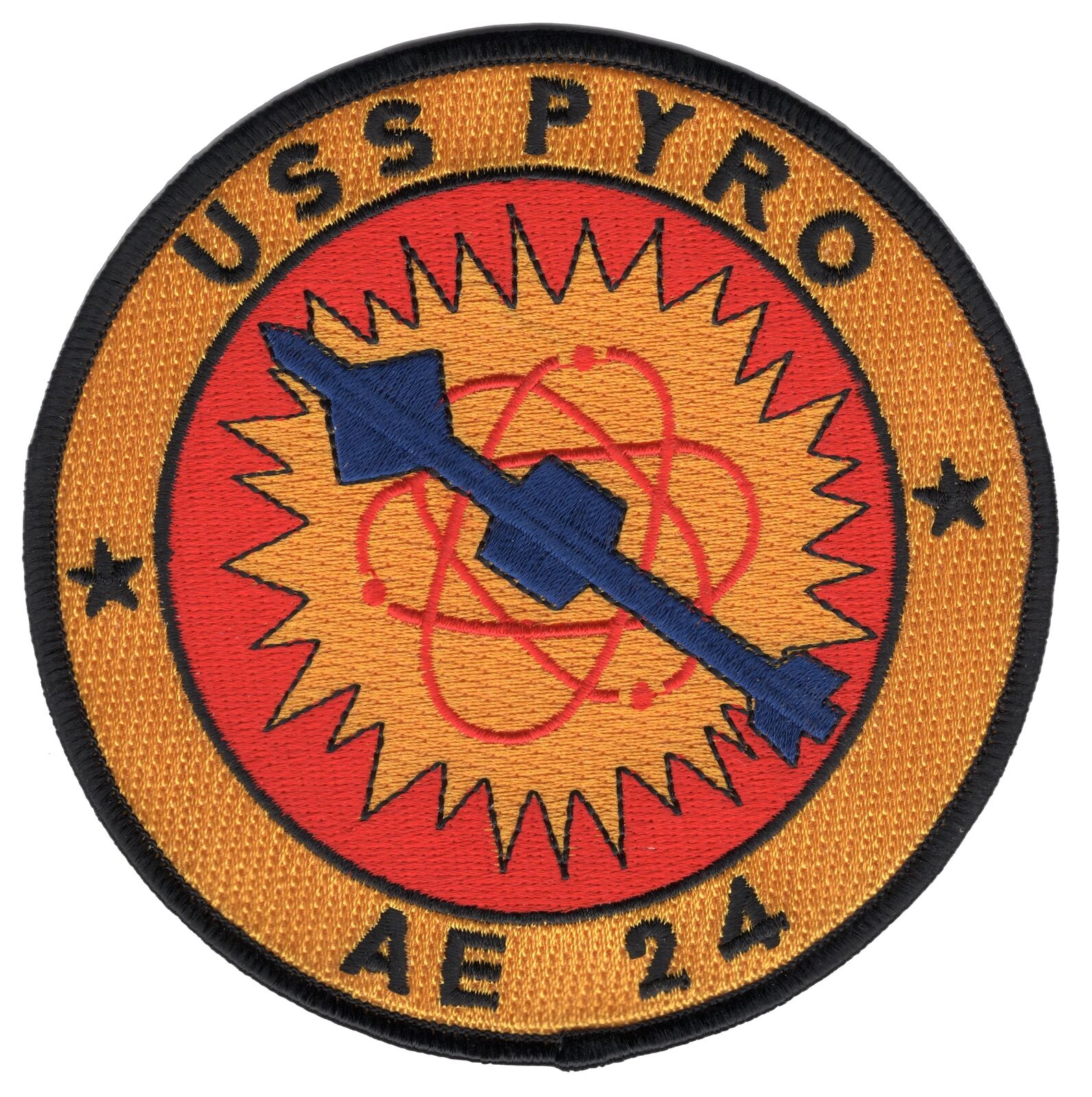 AE-24 USS Pyro Ammunitions Ship Patch