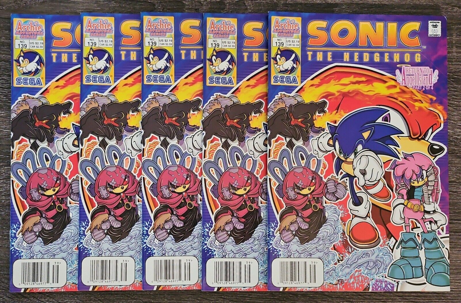 Sonic the Hedgehog #139 (Archie Comics, 2004) - Combo SH Bagged/Boarded