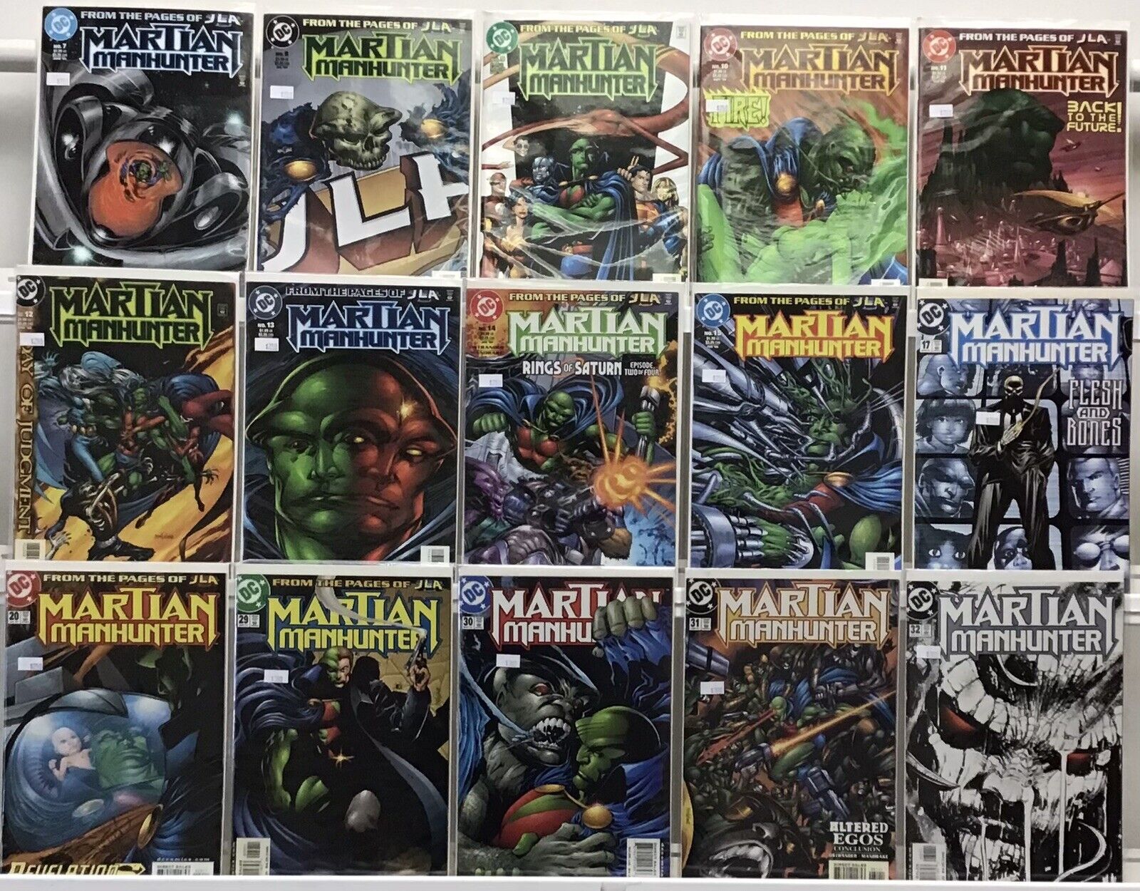 DC Comics Martian Manhunter Lot Of 15 Comics