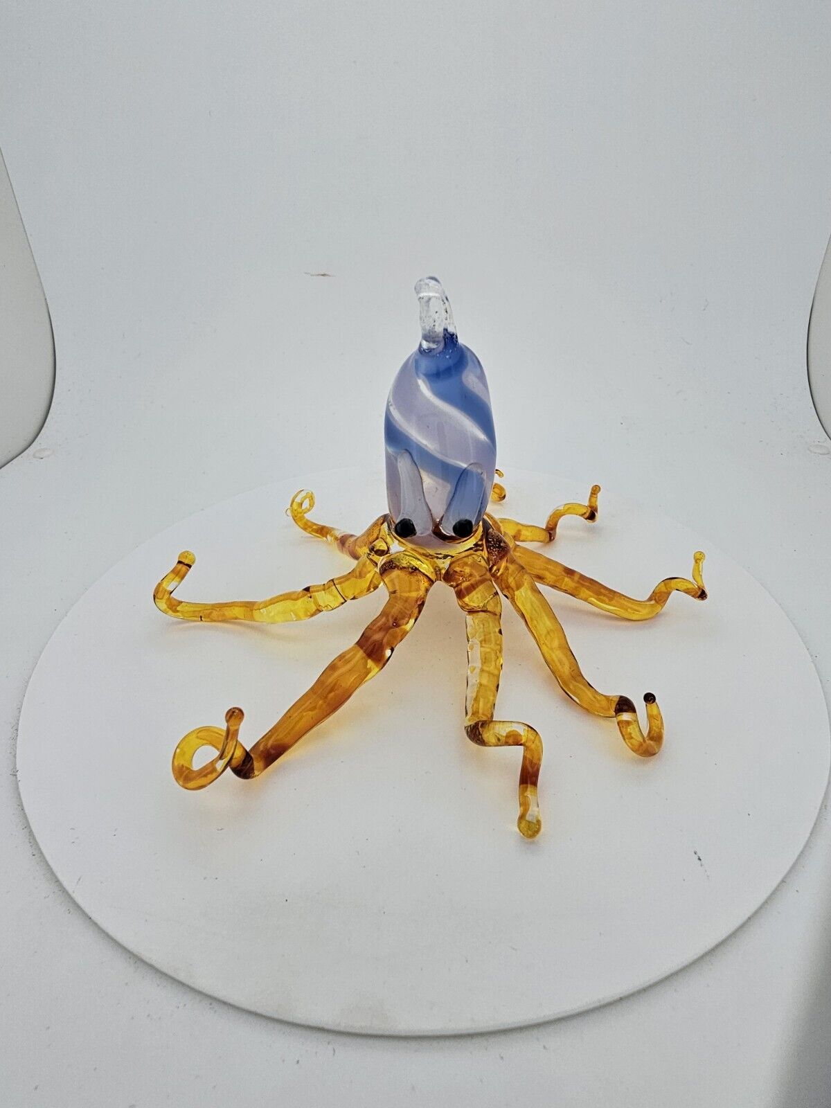 Egyptian Hand Blown Glass OCTOPUS Ornament MADE IN EGYPT