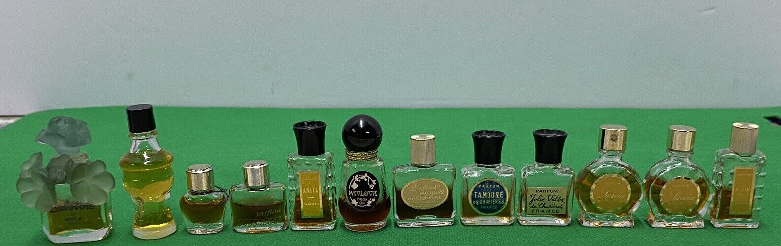 Vintage Perfume Lot Toilette Pavlova Anita Tamoure De Charieres France Mixed Lot