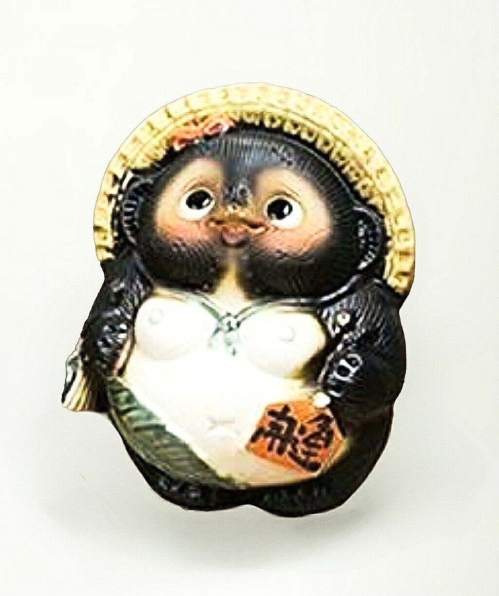 Shigaraki ware Tanuki Japanese Raccoon Dog Pottery Lucky Charm Good luck