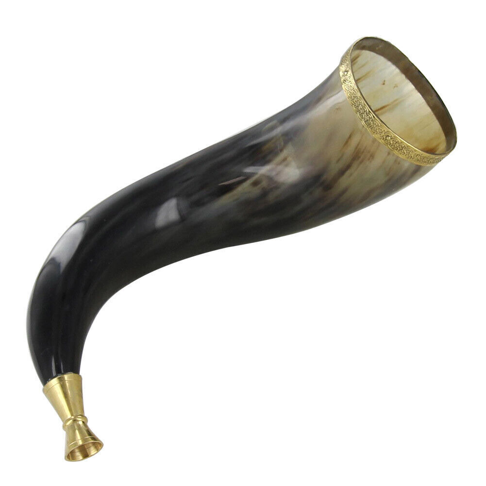Norse Viking Medieval Handmade Replica Battle Call Trumpet Bugle Horn