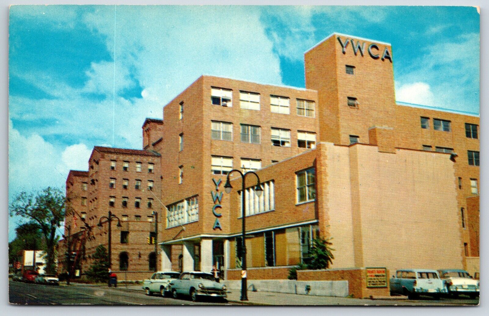 Postcard YMCA And YWCA Buildings, Toledo, Ohio Unposted