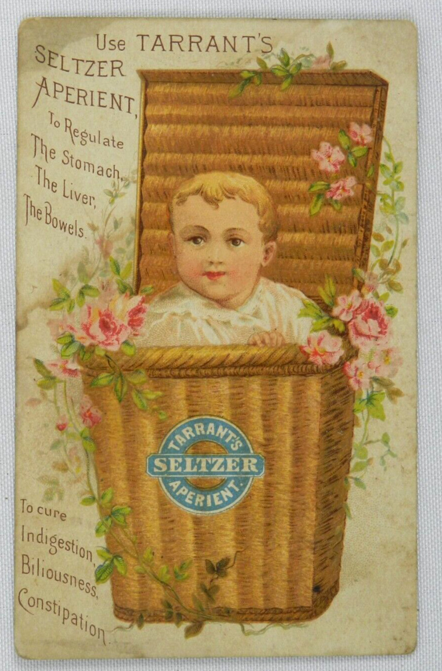 Tarrant\'s Seltzer Aperient Advertisement with Instructions  - Vintage Postcard