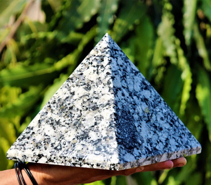 Large Beautiful Kiwi Jasper Crystal Pyramid Healing Crystals Stone Gift 150MM