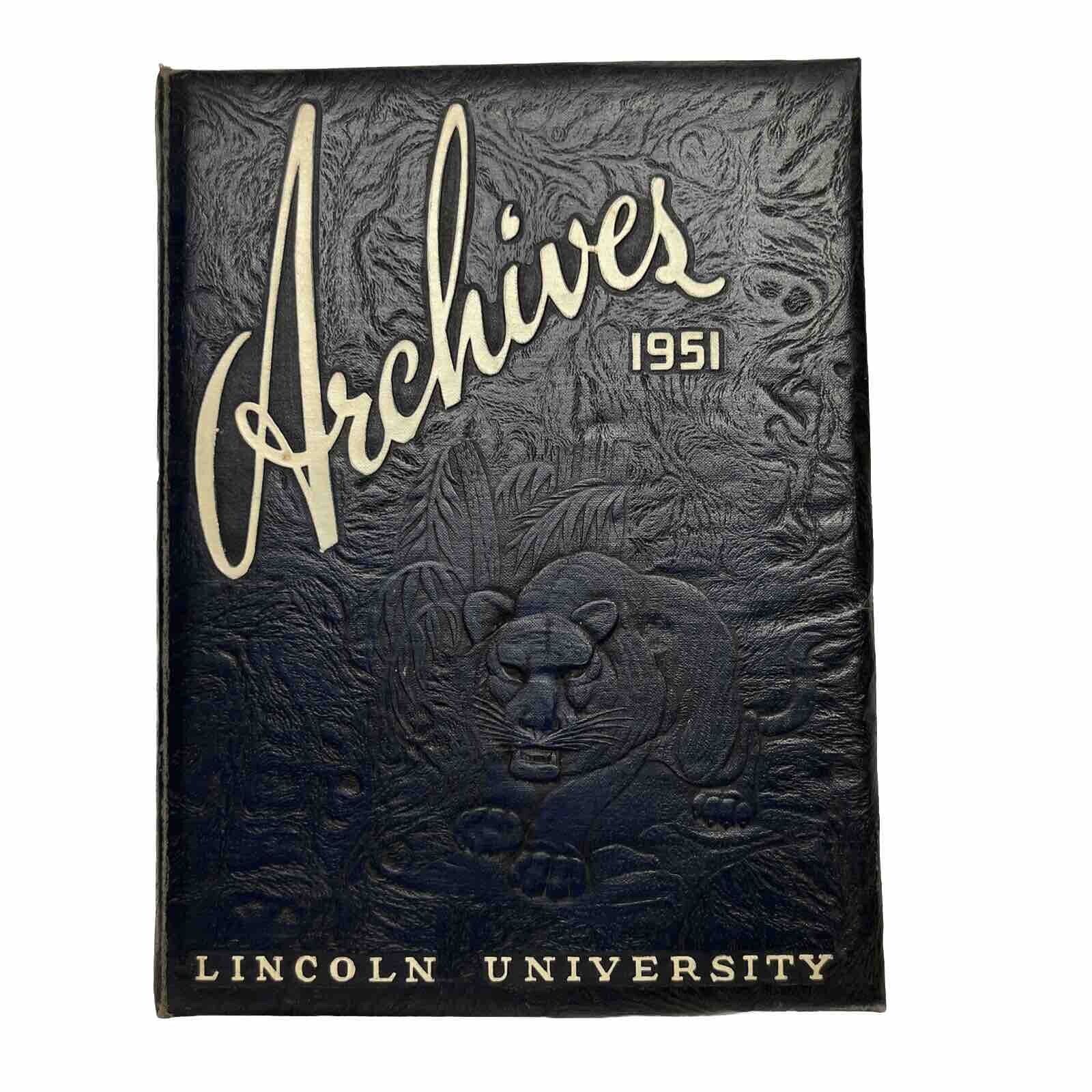 1951 Lincoln University Yearbook Jefferson City, MO Archives