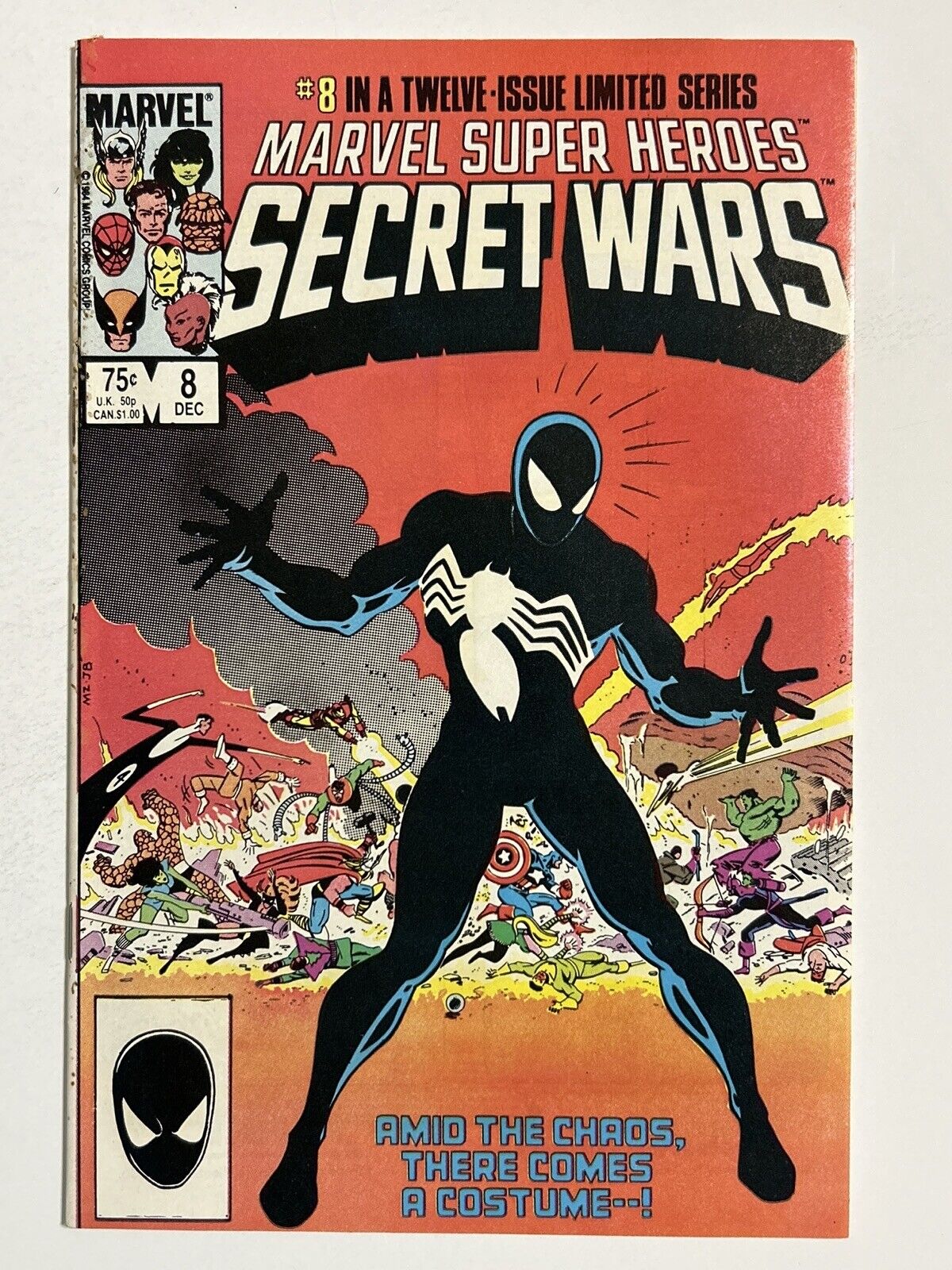 Marvel Super Heroes Secret Wars #8 VG 4.0 Looks Better 1st Black Suit/Symbiote 
