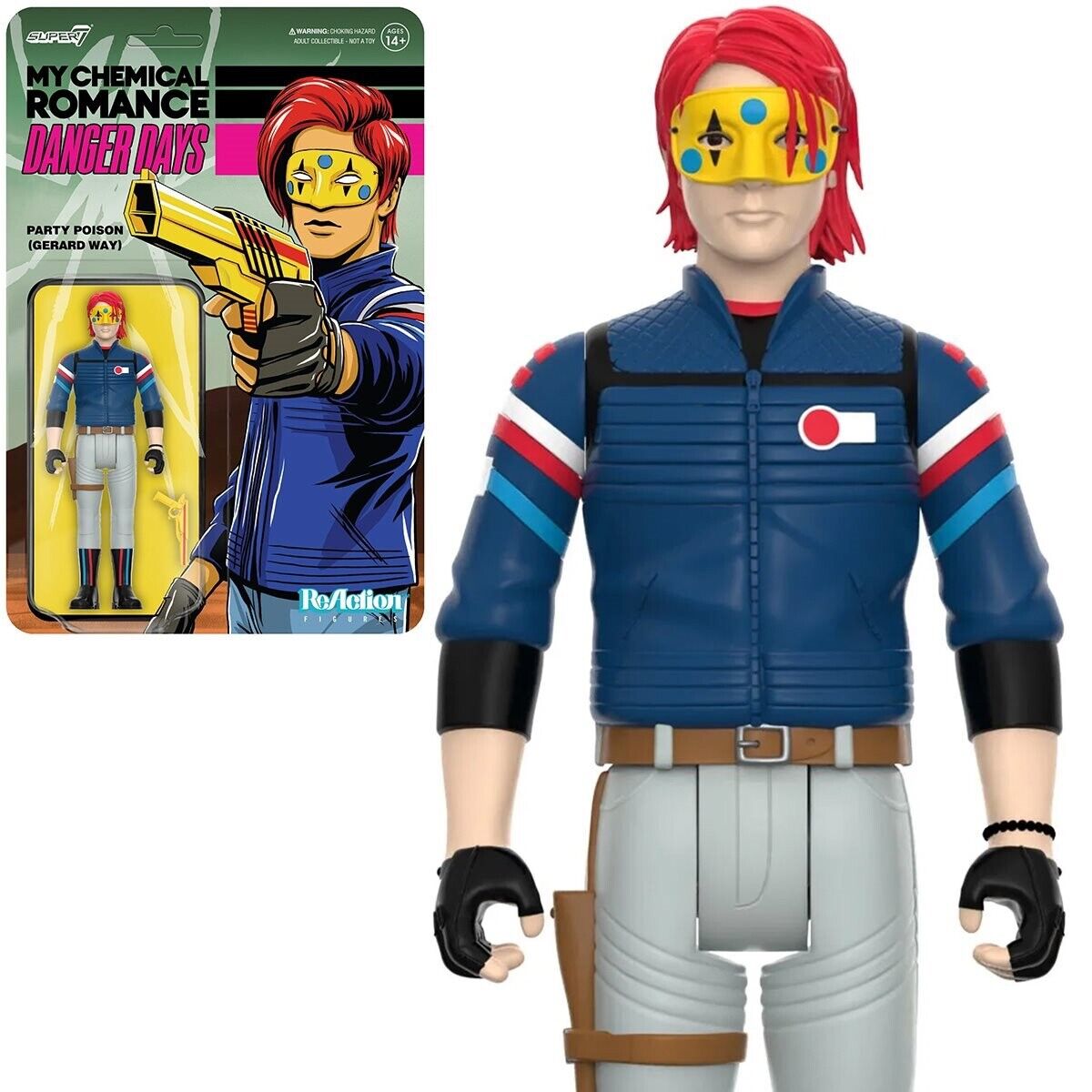 Super7 • My Chemical Romance • Danger Days Party Poison • 3 ¾ inch • Ships Free