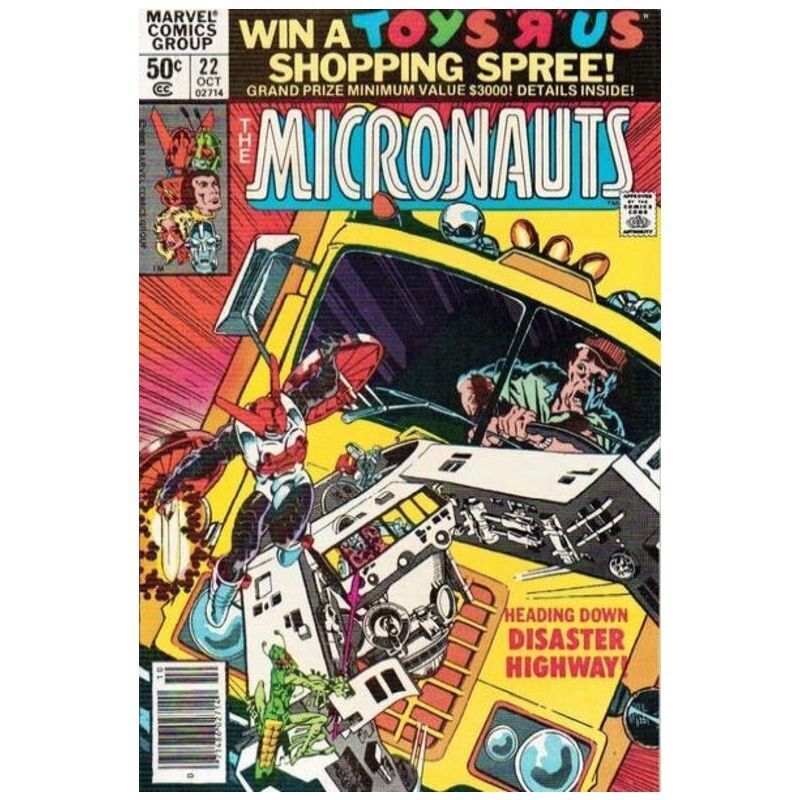 Micronauts #22 Newsstand  - 1979 series Marvel comics Fine+ [q%