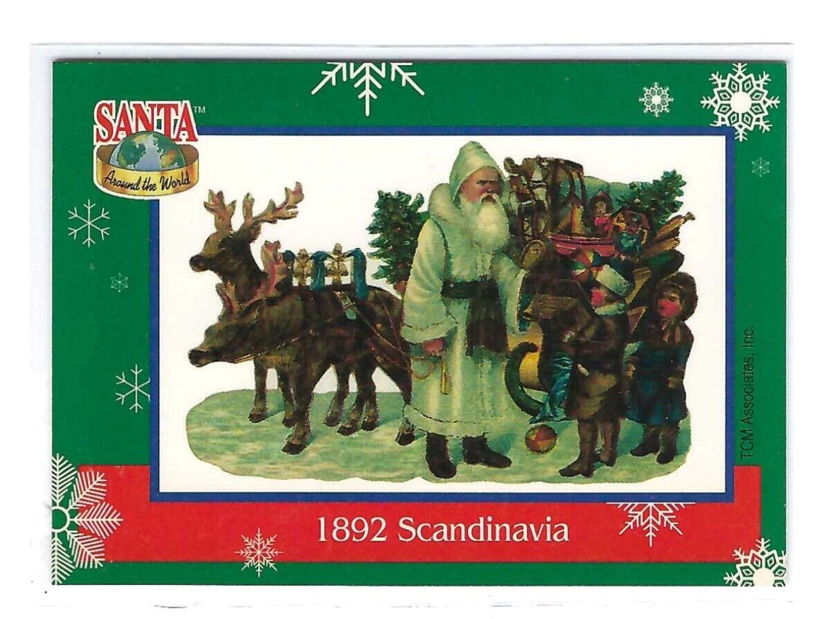 Santa Around the World 1892 Scandinavia