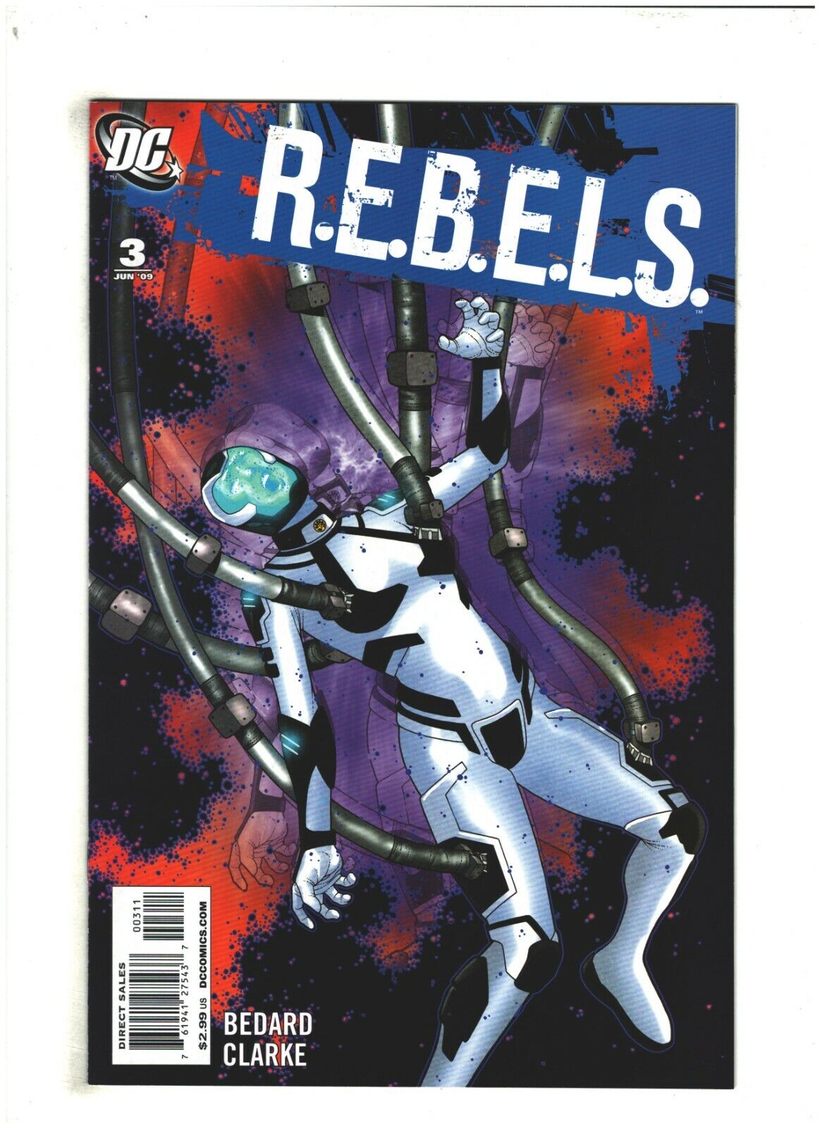 R.E.B.E.L.S. #3 NM- 9.2 DC Comics 2009