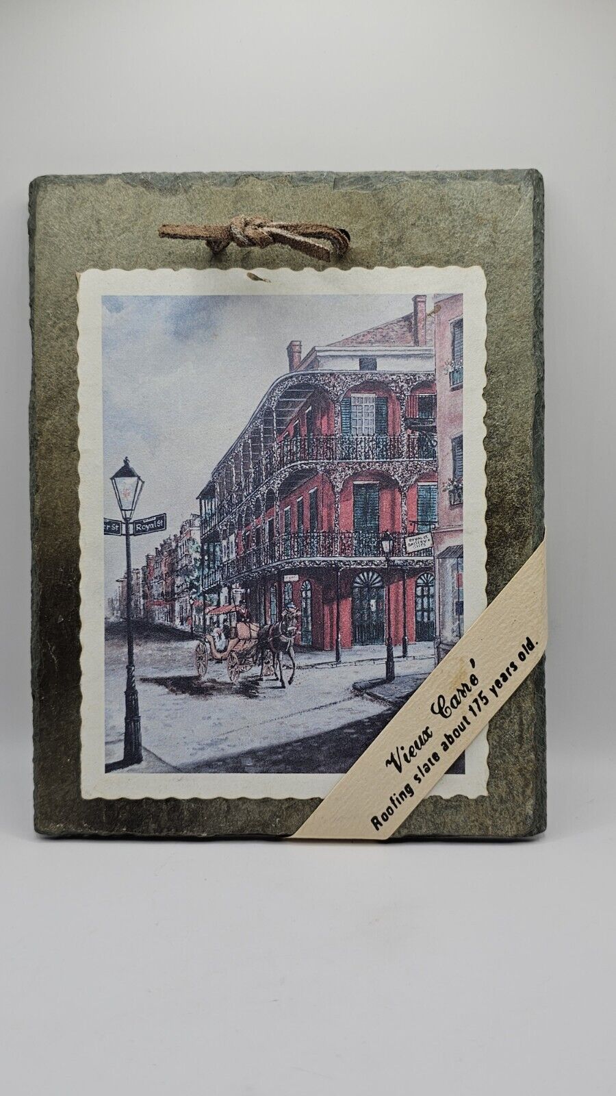 Vieux Carre Royal Street Historic New Orleans Roofing Slate Tile 175 Years Old