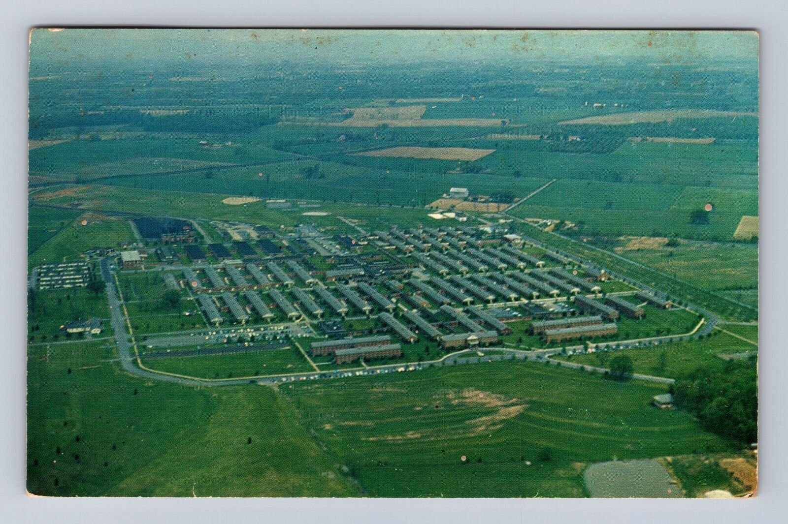 Martinsburg WV-West Virginia, Aerial Veterans Admin Center Vintage Postcard