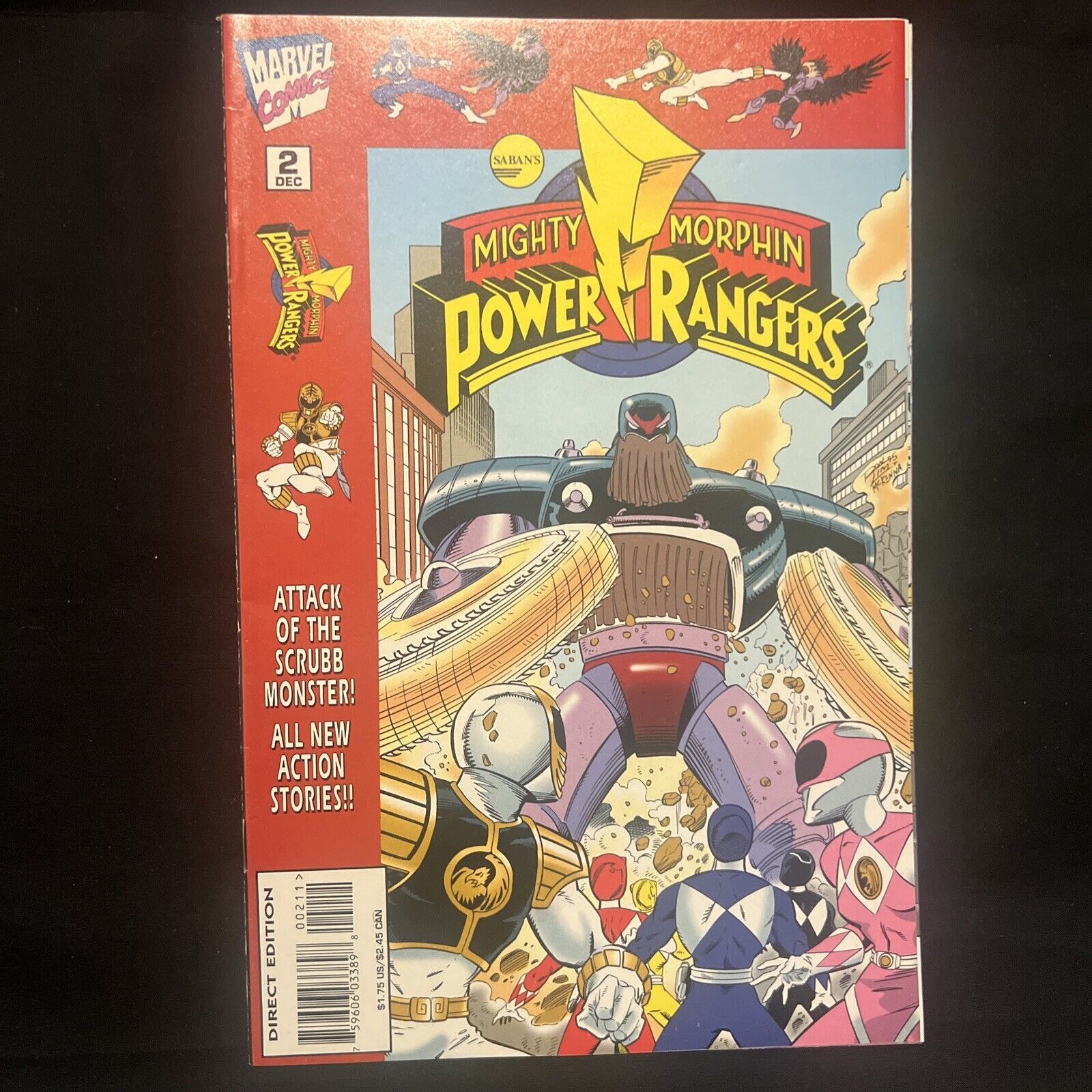 Saban's Mighty Morphin Power Rangers #2 (Dec 1995, Marvel)