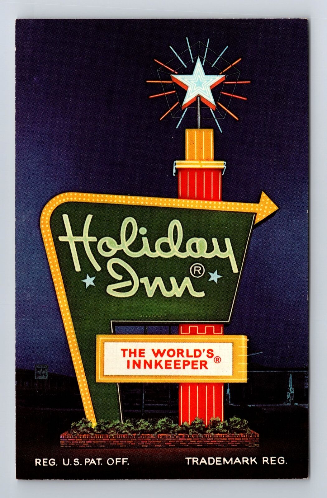 Hays KS-Kansas, Holiday Inn, Advertisement, Antique, Vintage Postcard