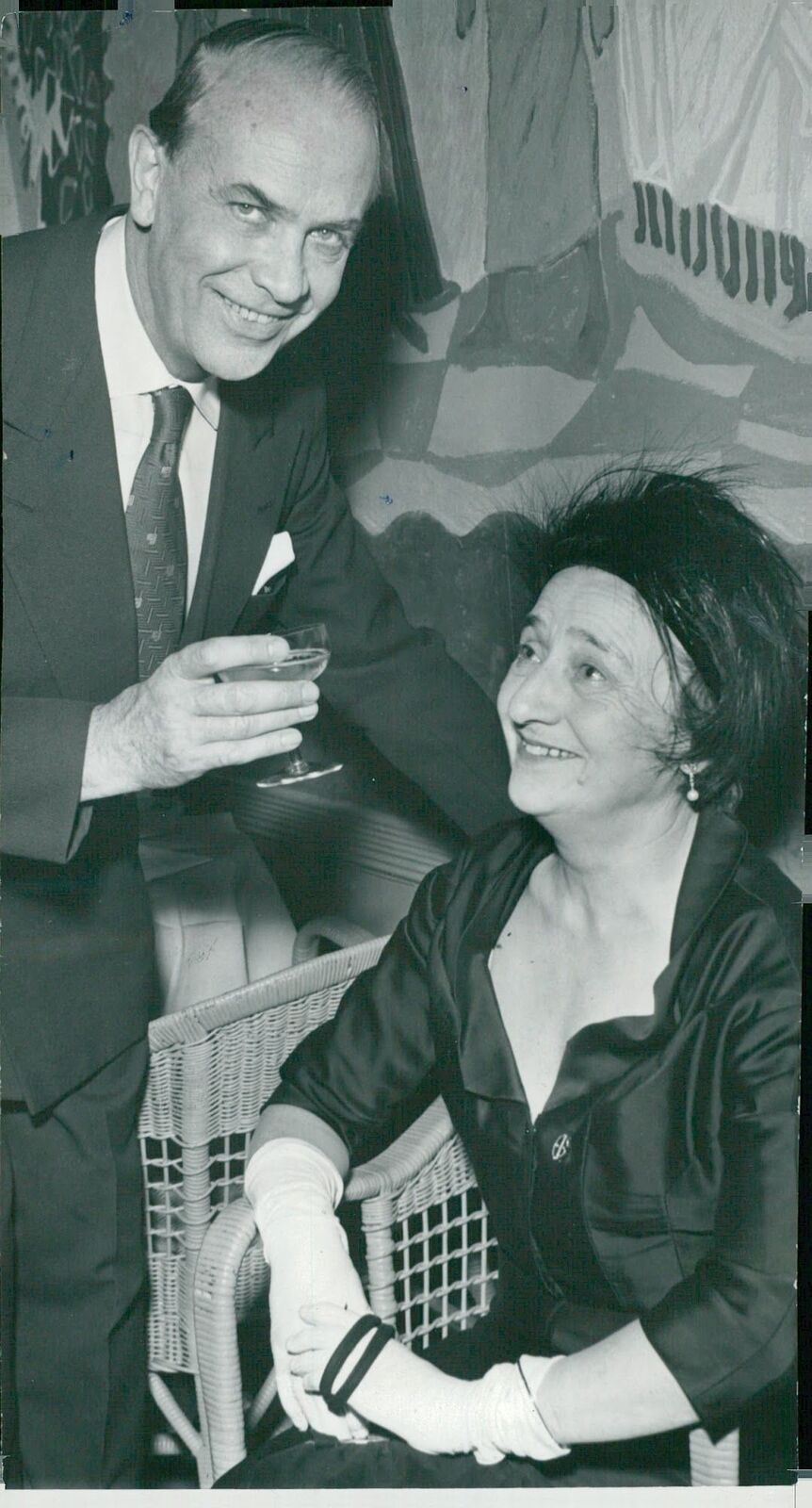 Karl Gerhard and Alice Eklund at the Vasateater... - Vintage Photograph 702927