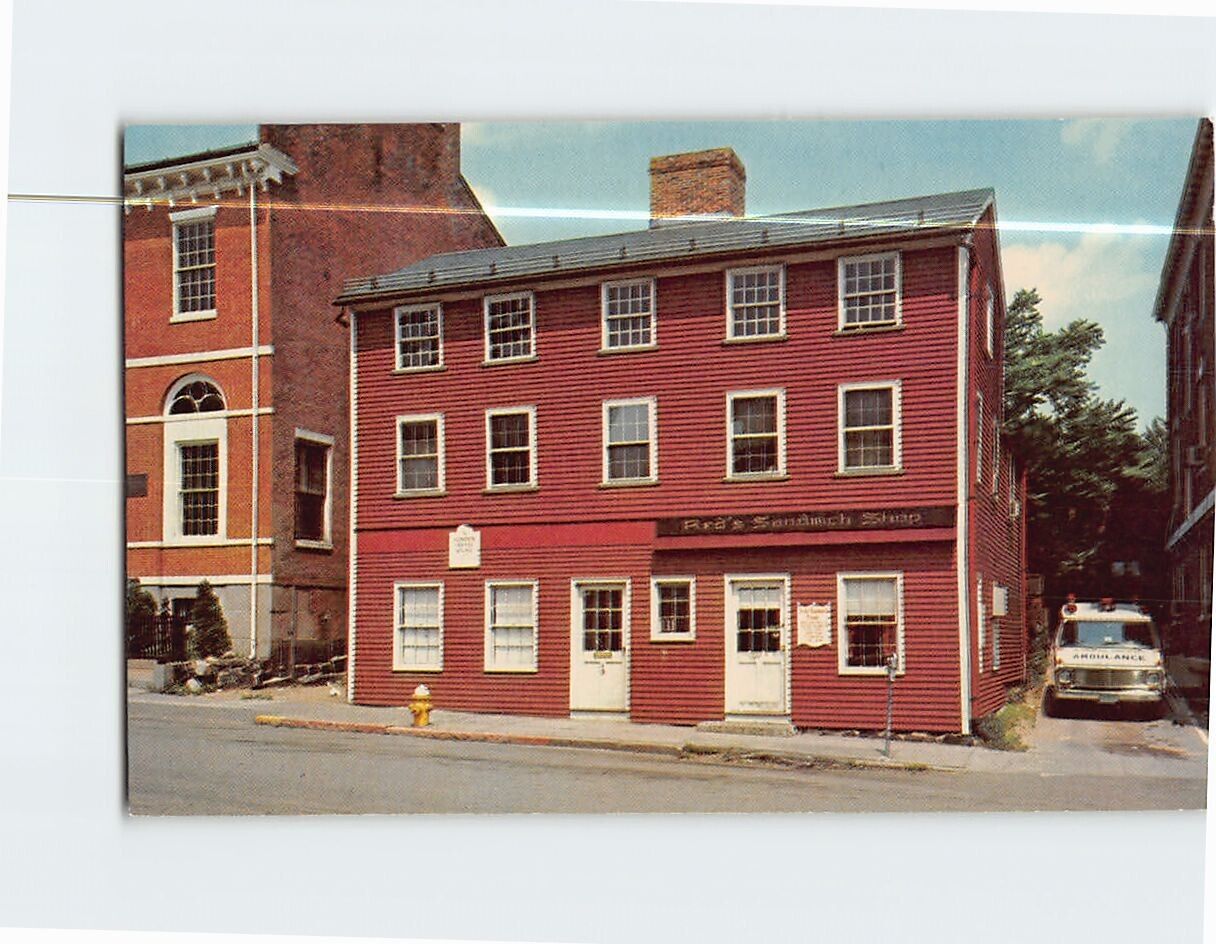 Postcard Red's Sandwich Shop Salem Massachusetts USA