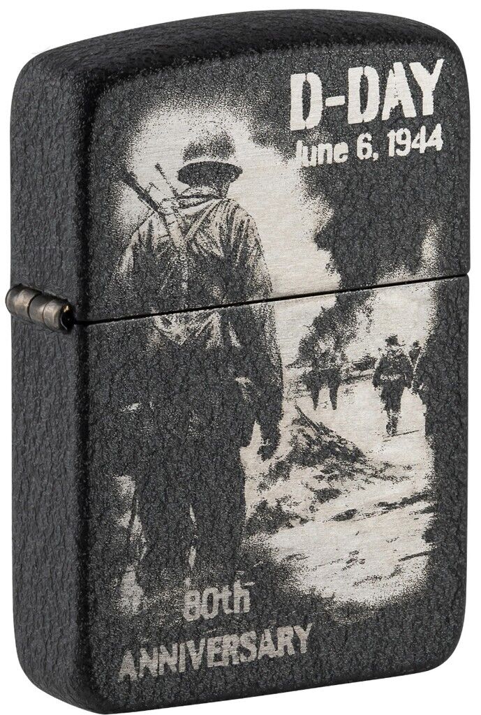 Zippo 46261 80th Anniversary D-Day Collectible Numbered to 10000 New+FREE FLINT