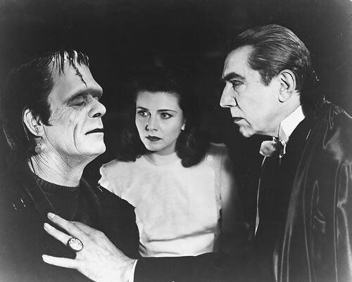 Glenn Strange Bela Lugosi Lenore Aubert Frankenstein Dracula 24x30 Poster