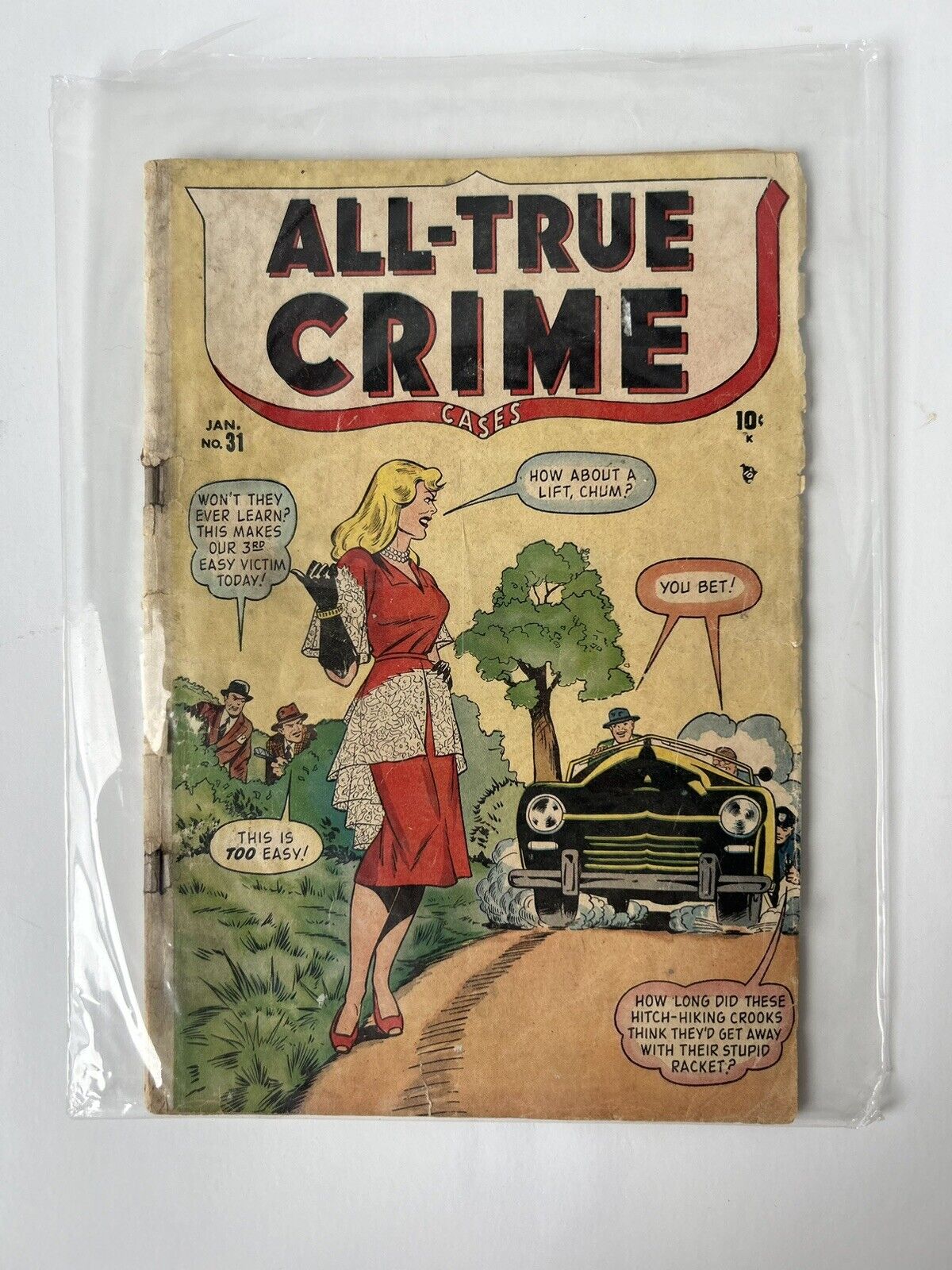 All True Crime Cases  (1949) - Golden Age Crime Cover