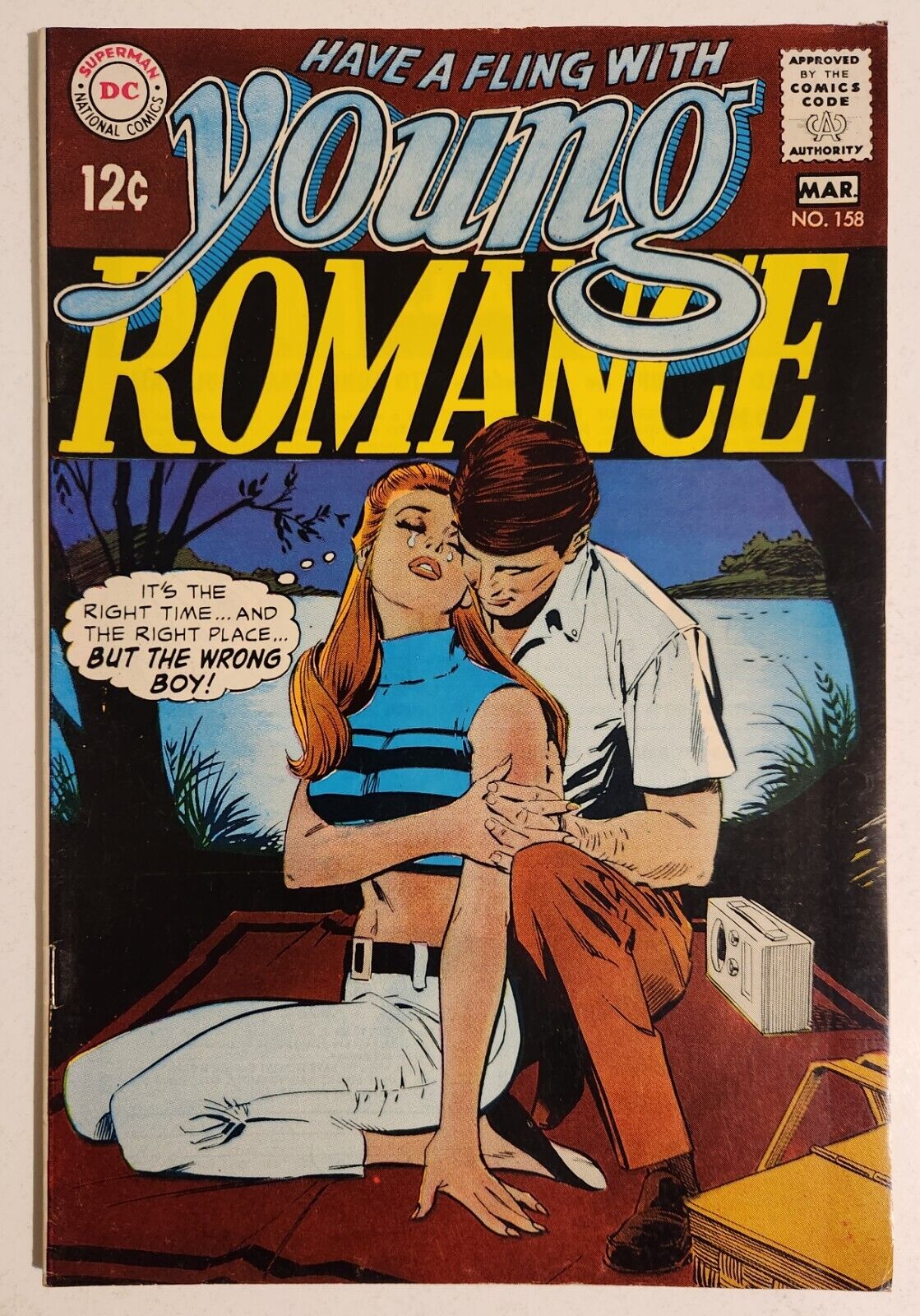 Young Romance #158 (1969, DC) FN/VF