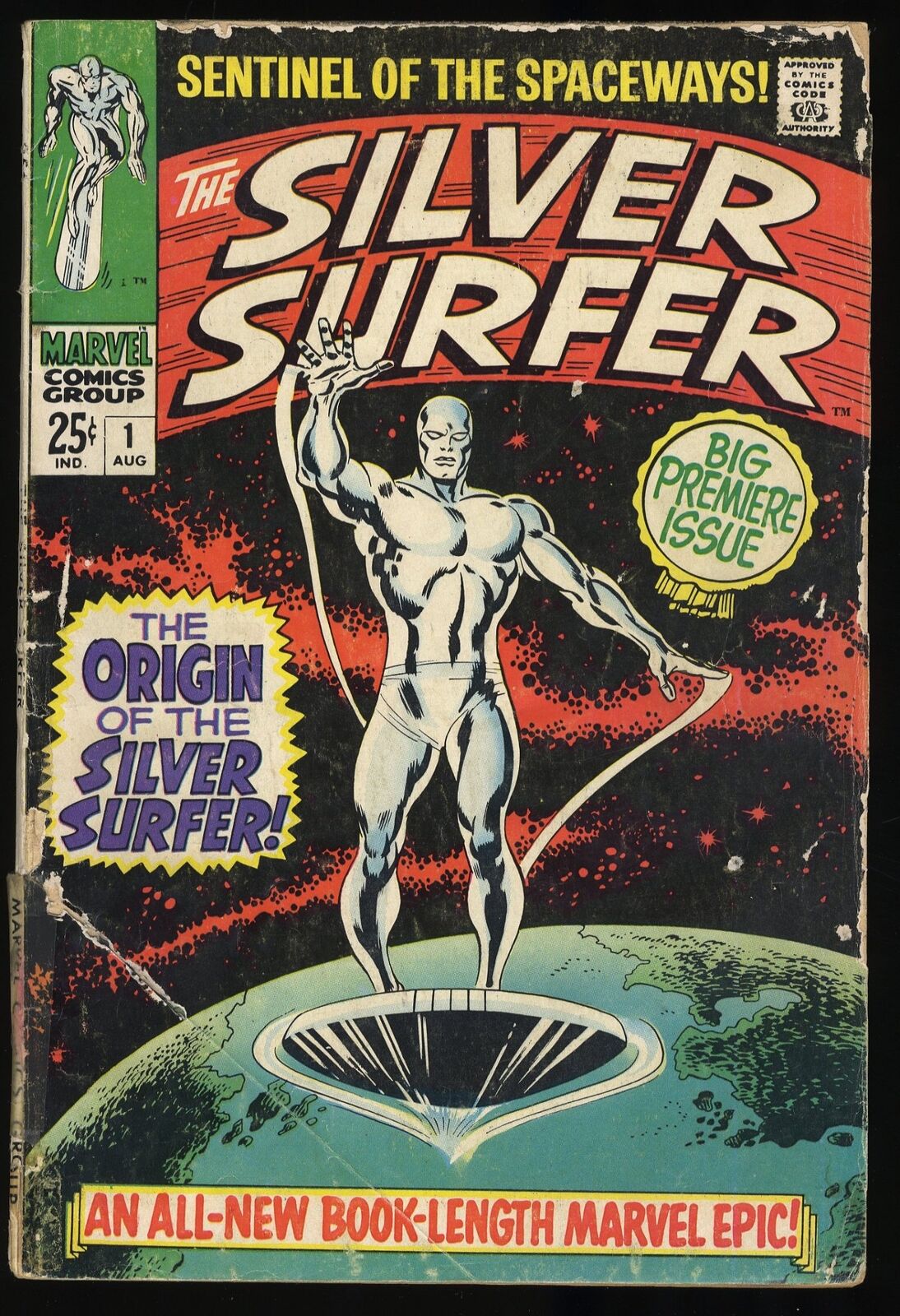 Silver Surfer (1968) #1 FA/GD 1.5 Origin Issue 1st Solo Title Marvel 1968