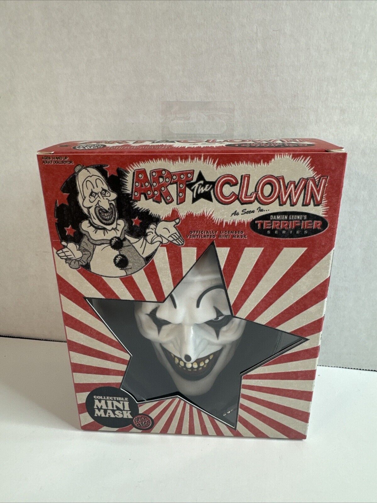 ART THE CLOWN TERRIFIER BY FRIGHT RAGS COLLECTIBLE MINI MASK