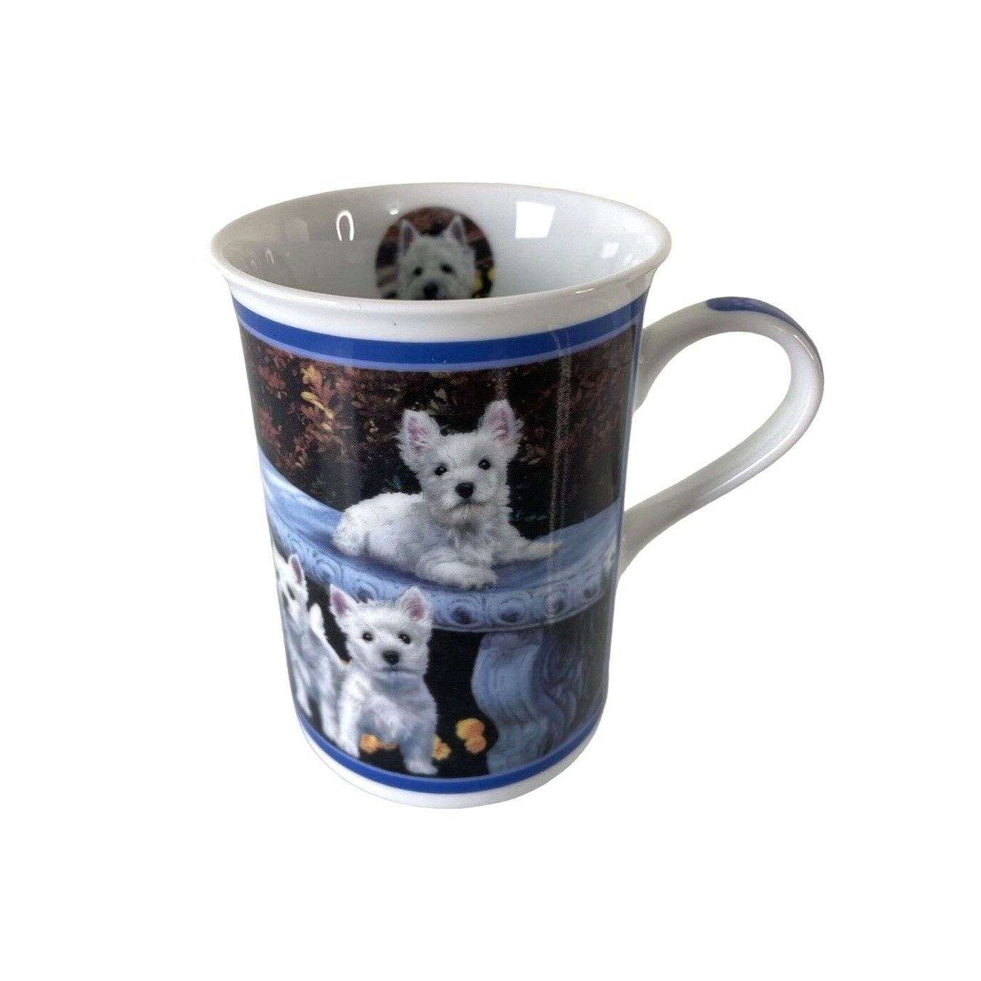 Danbury Mint Taking A Break “Wonderful Westies” Porcelain Collection Coffee Mug